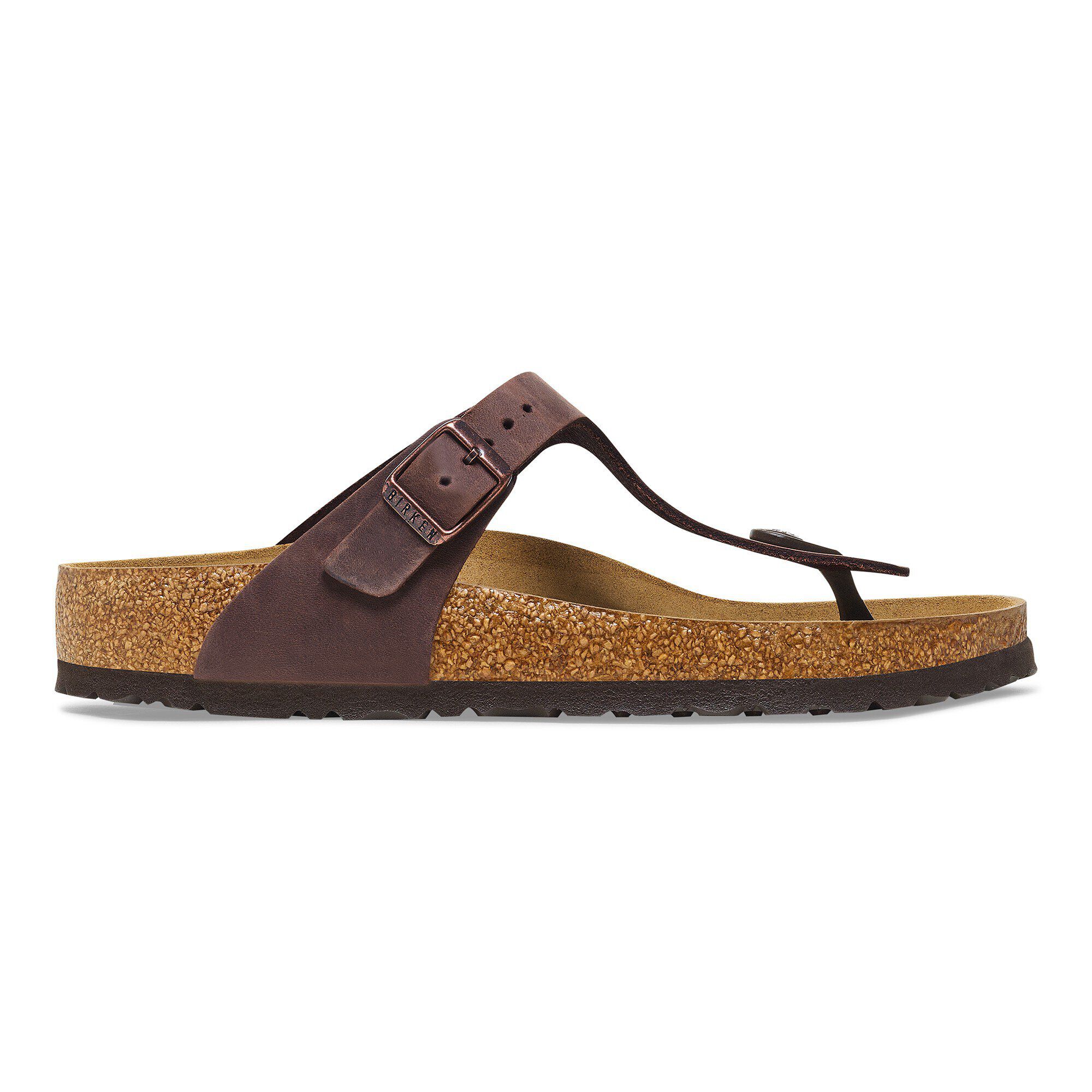 サンダル Birkenstock Infradito Gizeh In Pelle Oiled Gizeh Oiled Leather Habana | BIRKENSTOCK