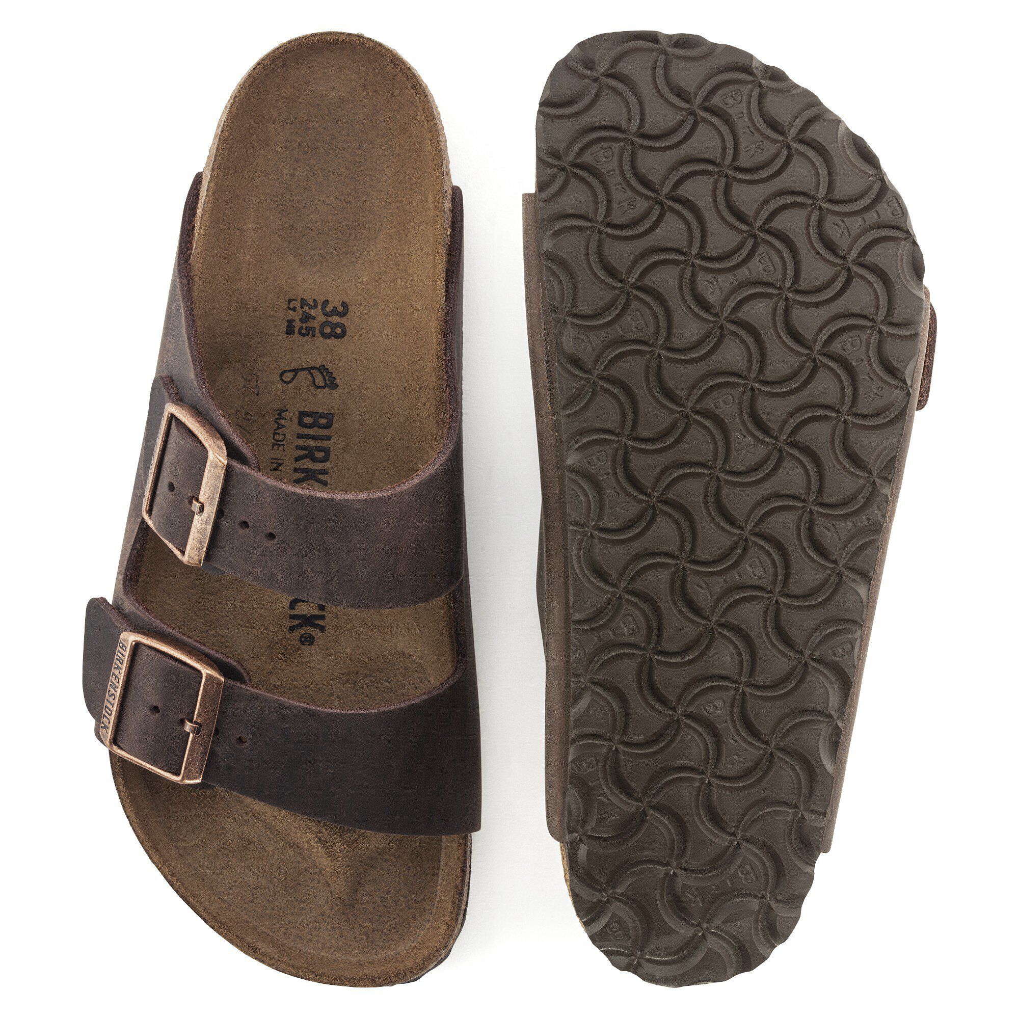 Arizona Oiled Leather Habana BIRKENSTOCK
