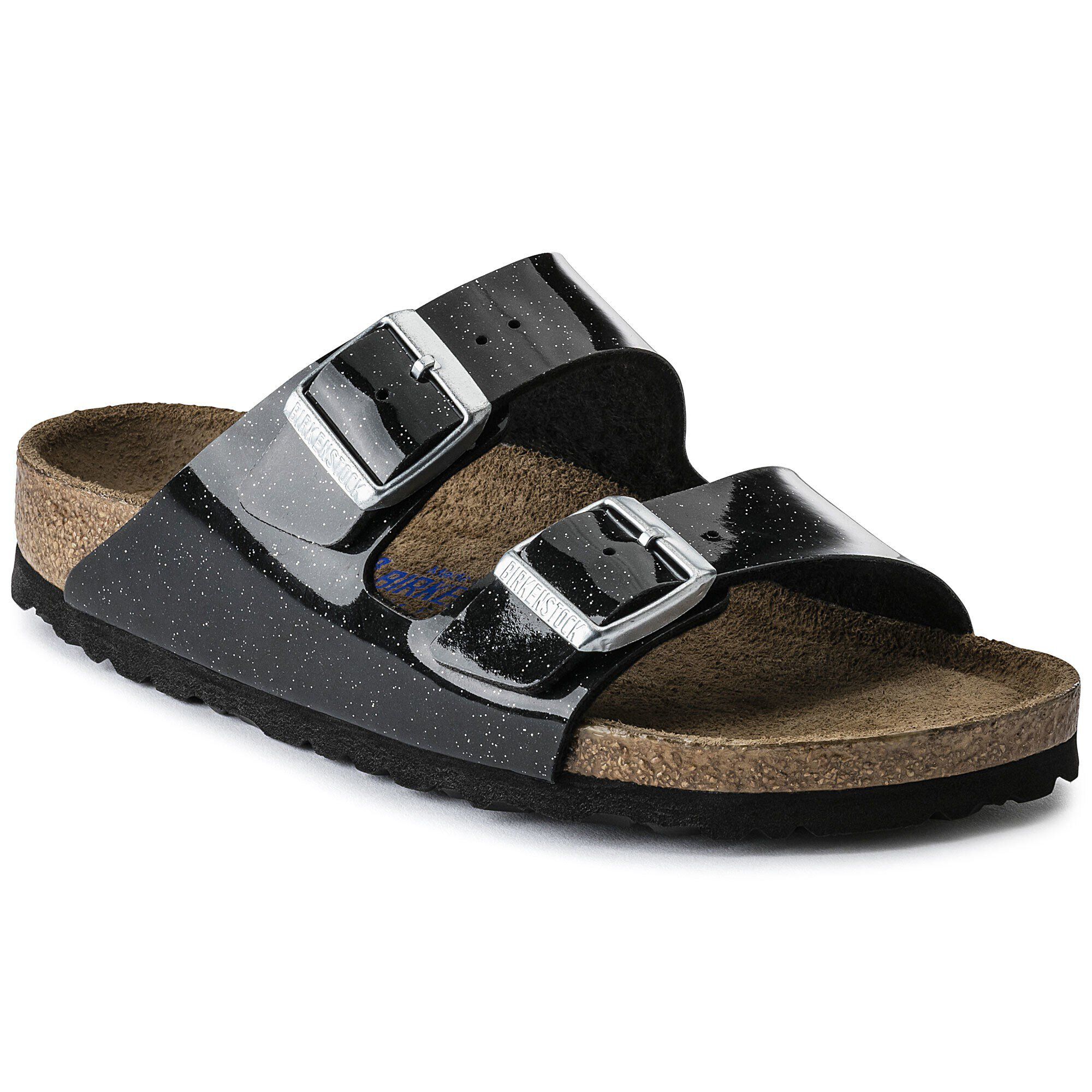 Birkenstock arizona magic snake black hot sale