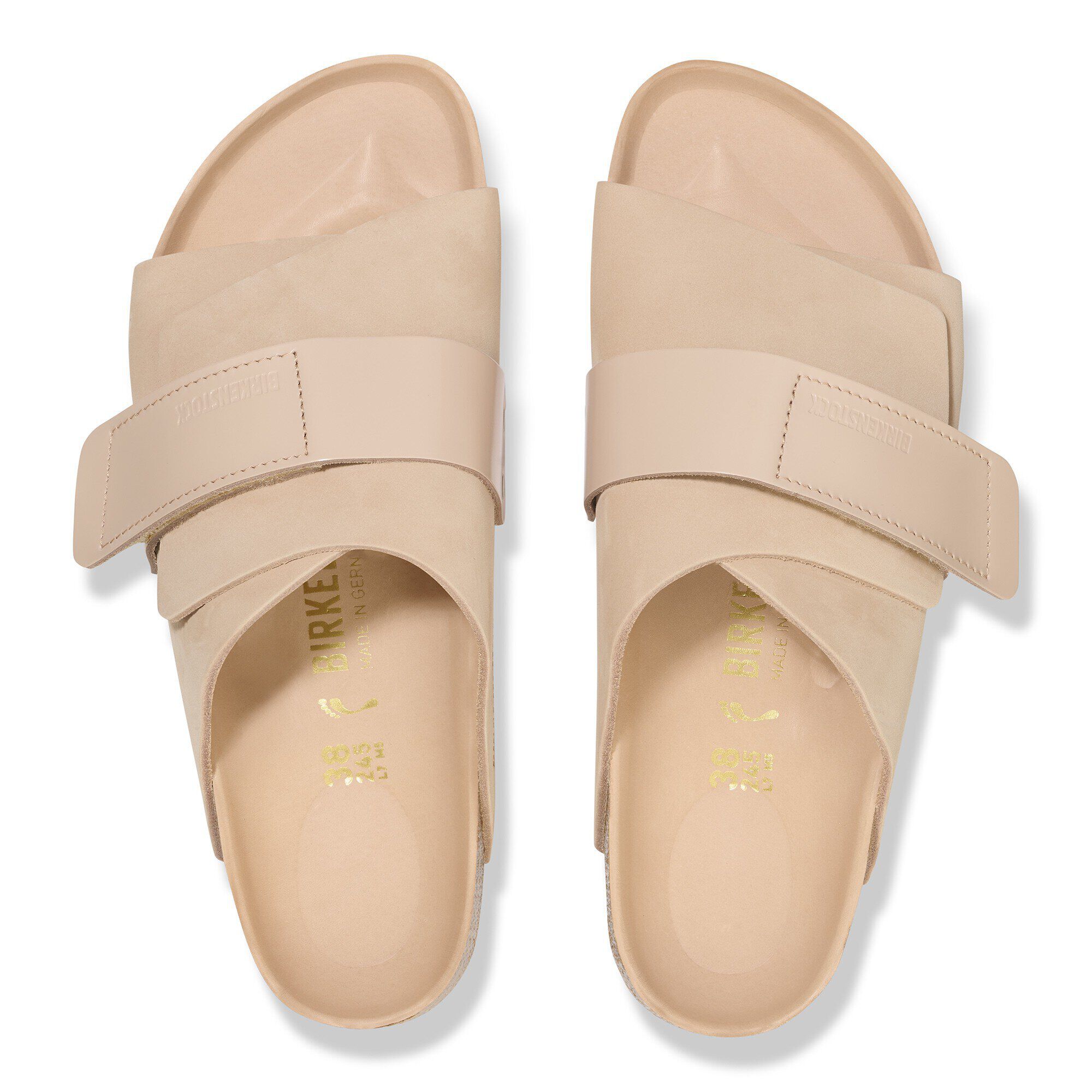 Kyoto Nubuck Leather New Beige | BIRKENSTOCK
