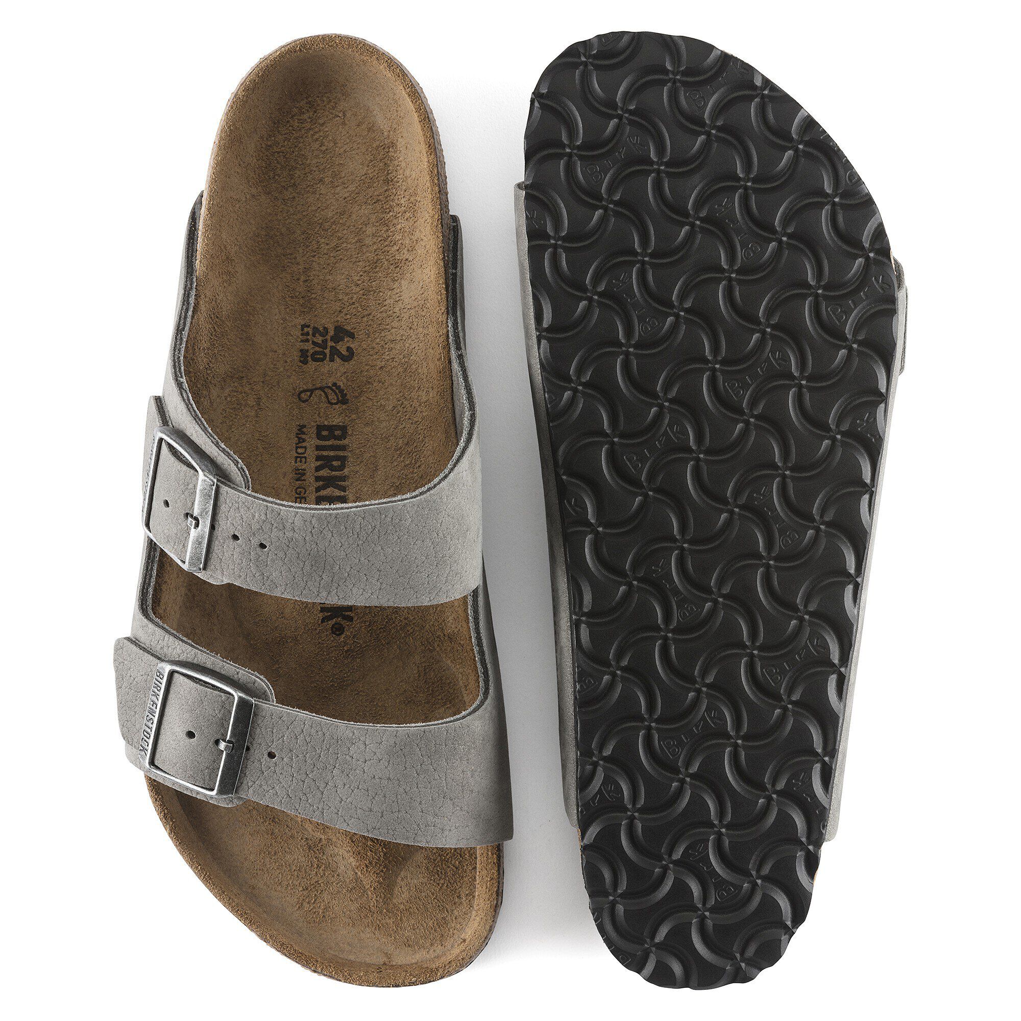Birkenstock gray arizona sales