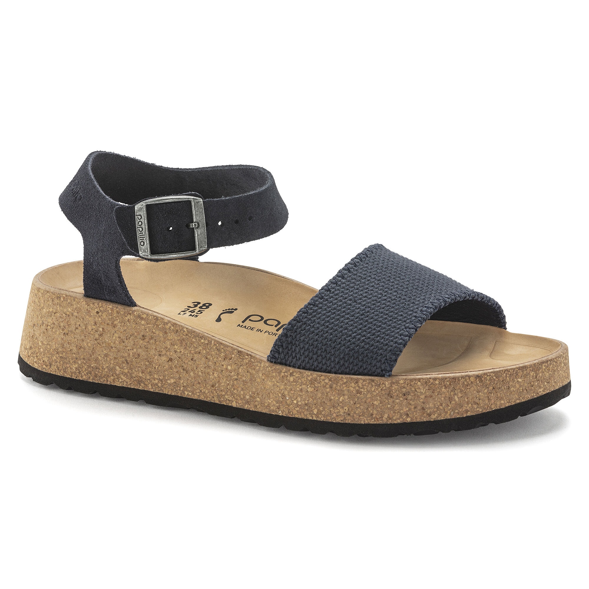 Glenda Suede Leather Textile Midnight BIRKENSTOCK