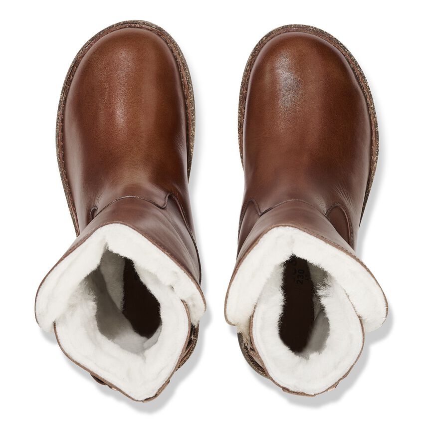 Uppsala Shearling Leather Cognac BIRKENSTOCK