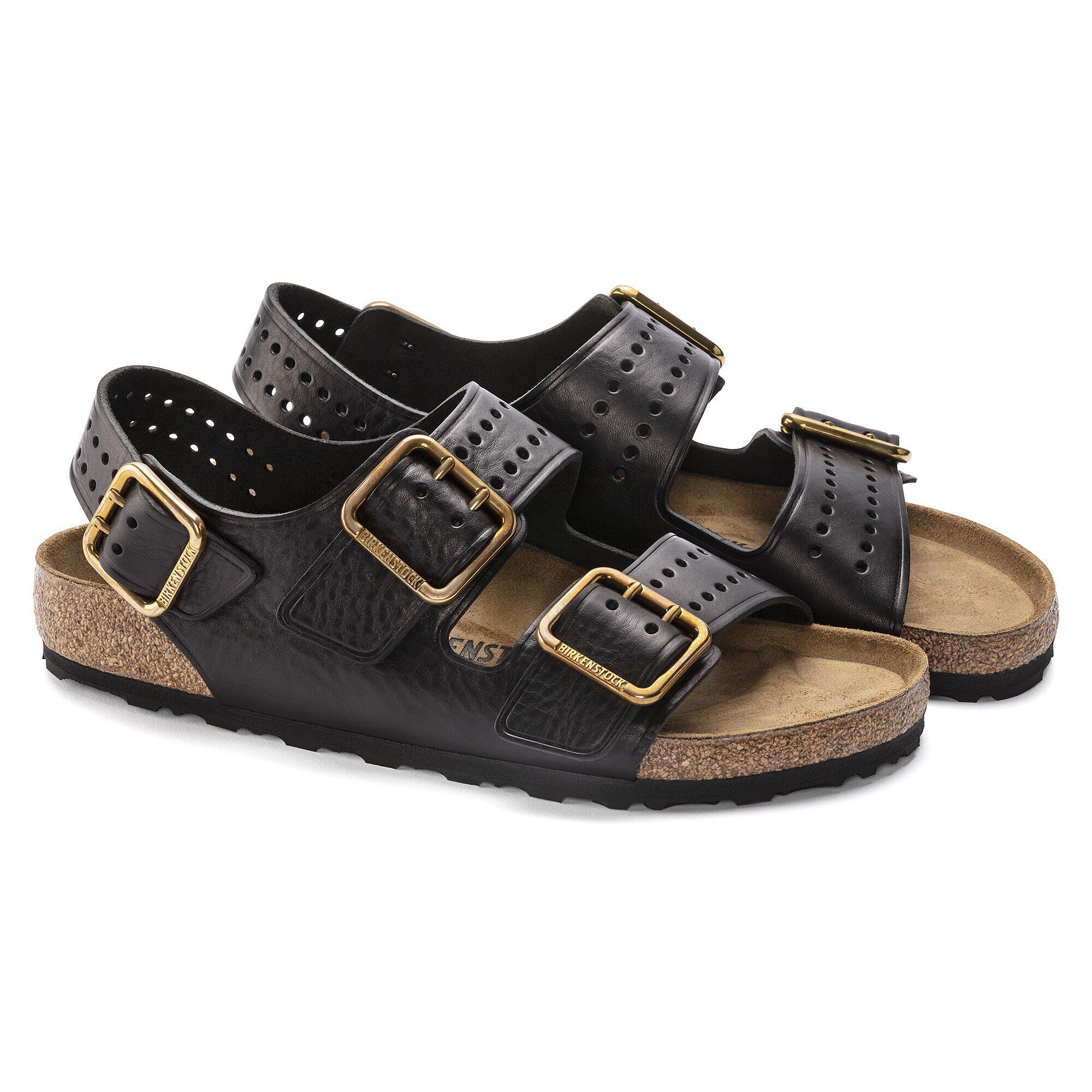 Milano Bold Leather Black BIRKENSTOCK