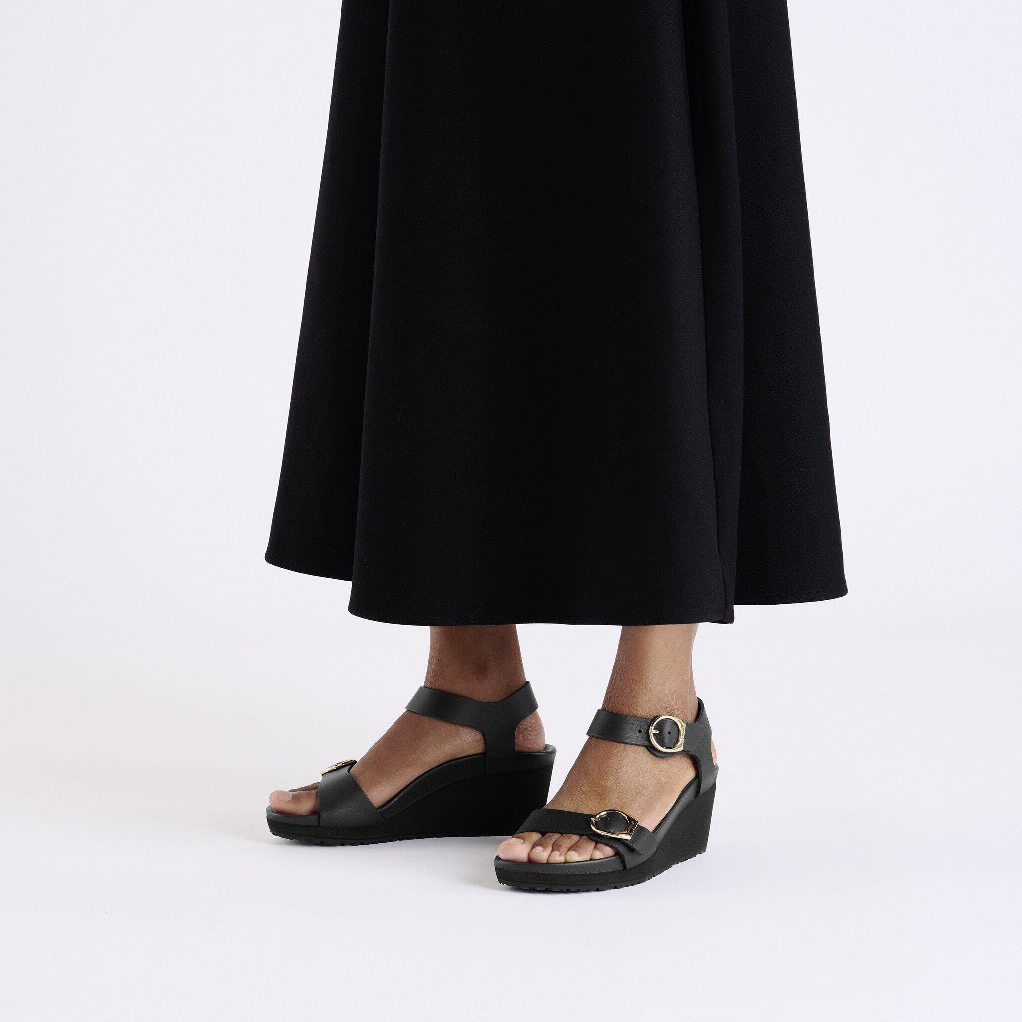 Soley Ring-Buckle Leather Black | BIRKENSTOCK
