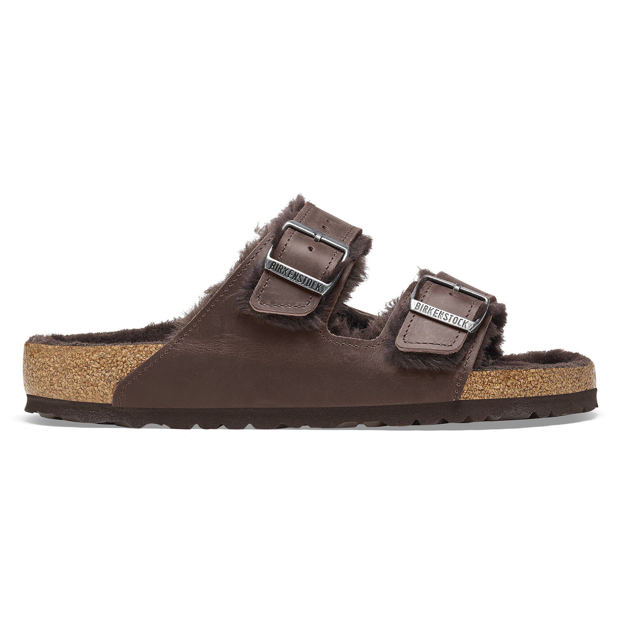 Arizona Shearling Oiled Leather Habana BIRKENSTOCK