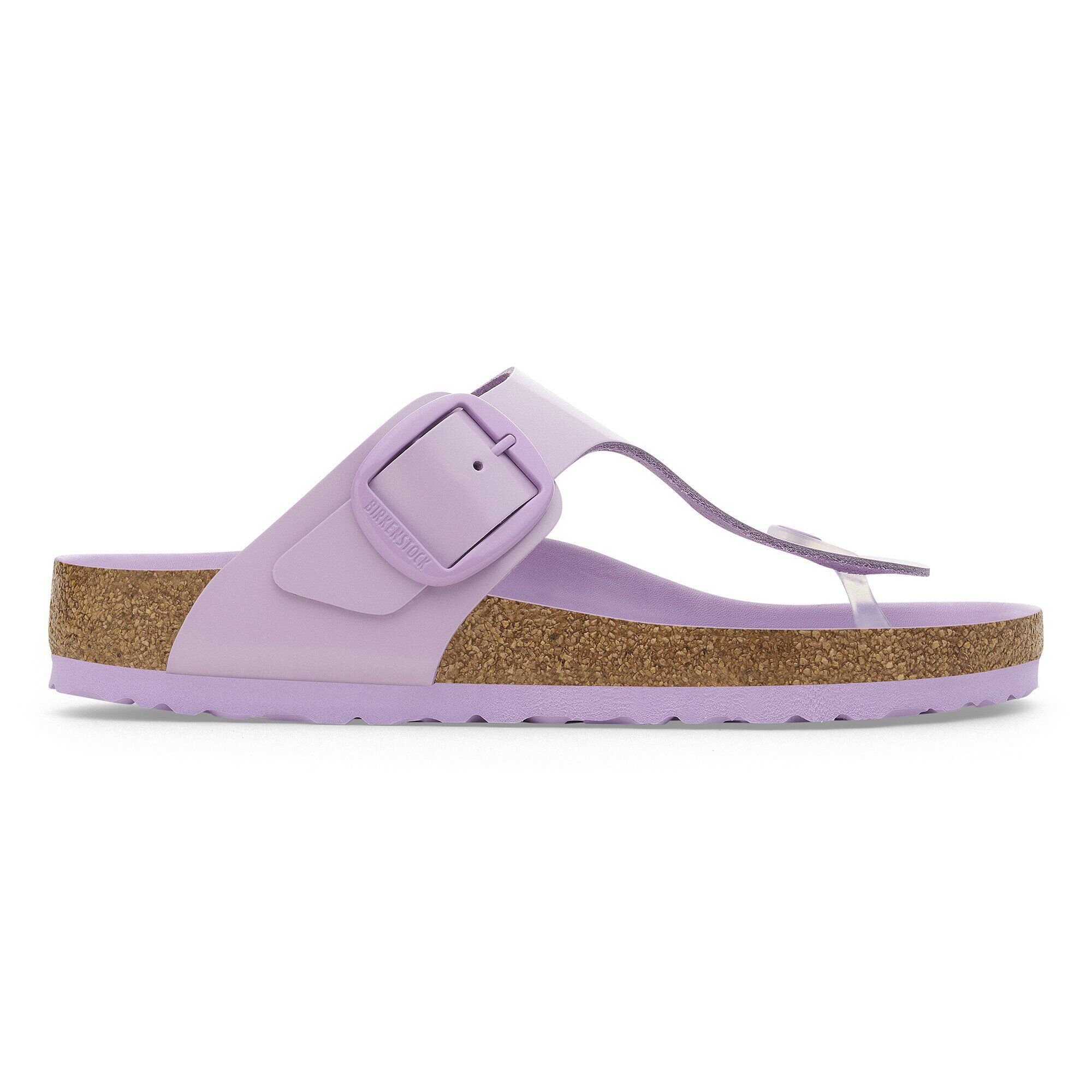 山　　BIRKENSTOCK Arizona Big Buckle Natural Leather Patent High-Shine