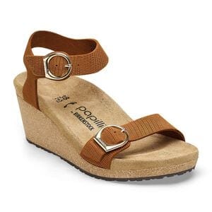 Soley Ring-Buckle Nubuck Leather Embossed