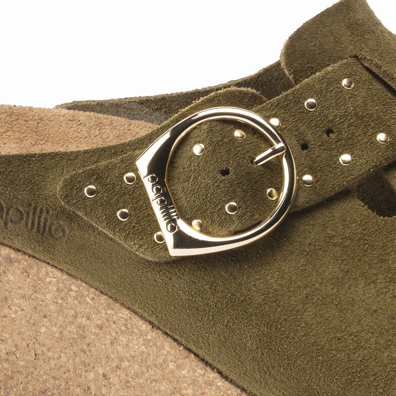 Fanny Ring-Buckle Suede Leather Fanny Ring-Buckle Suede Leather