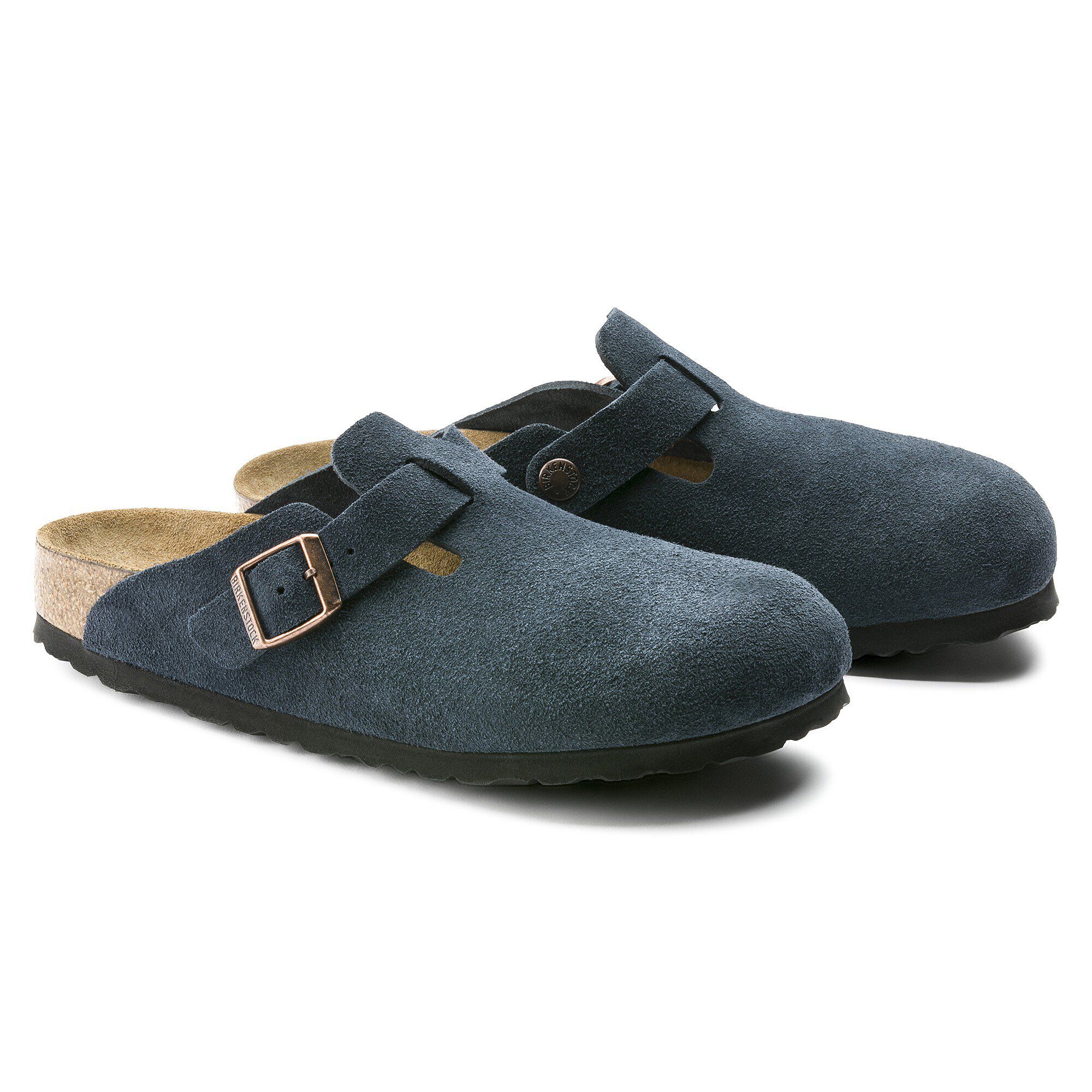 Navy birkenstocks shop