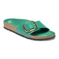 Madrid Big Buckle Natural Leather Patent
