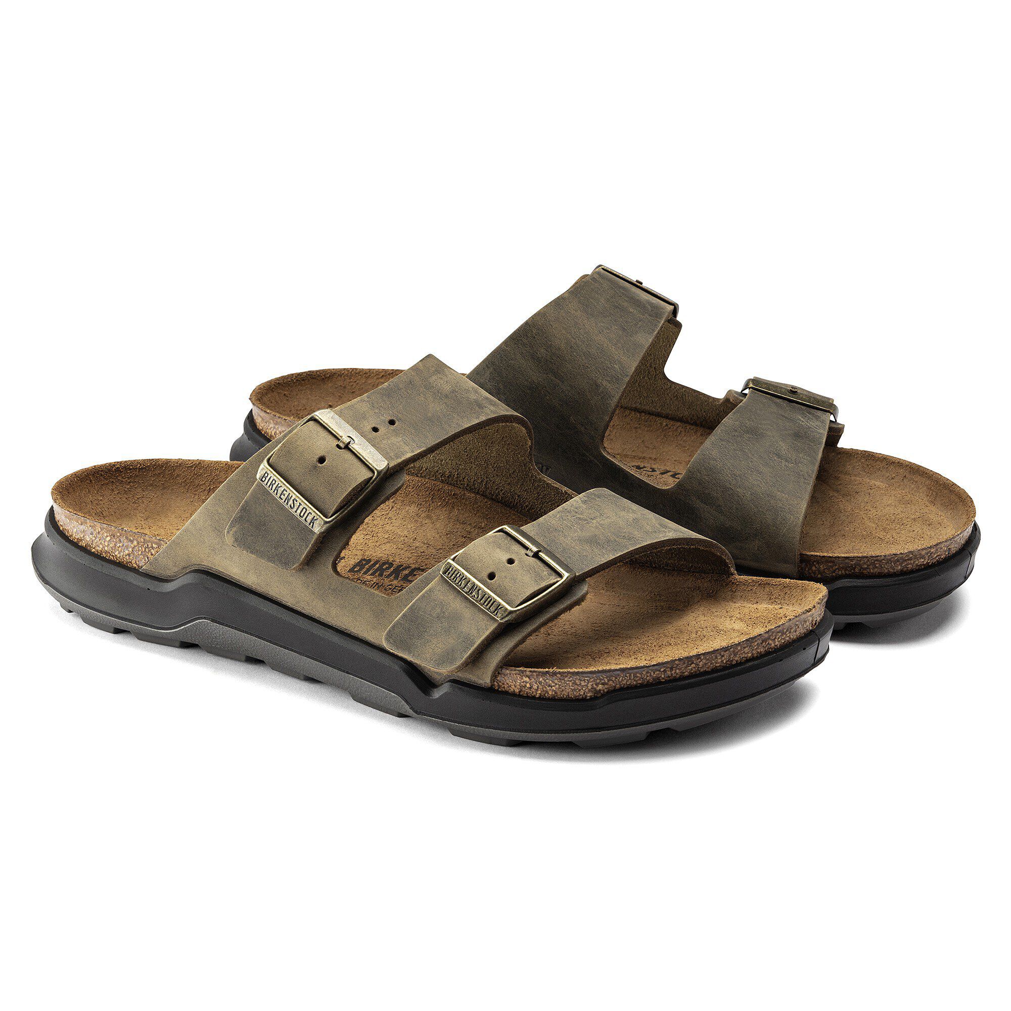 Birkenstock Arizona ct Artic Old Mens Sandals Faded Khaki