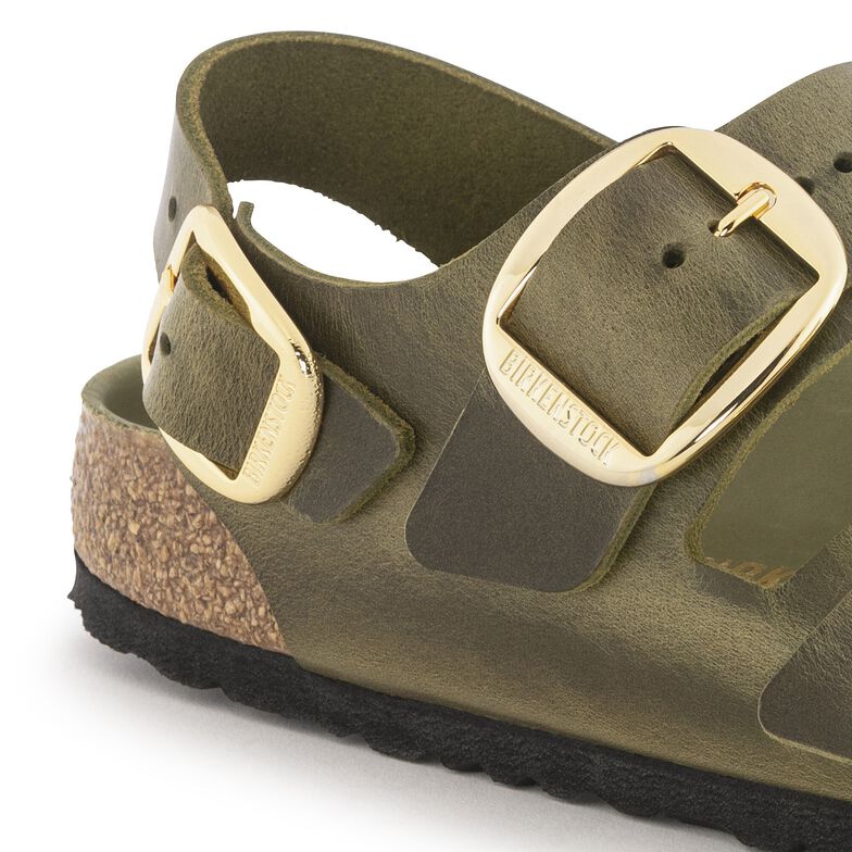 Milano Big Buckle Natural Leather Oiled