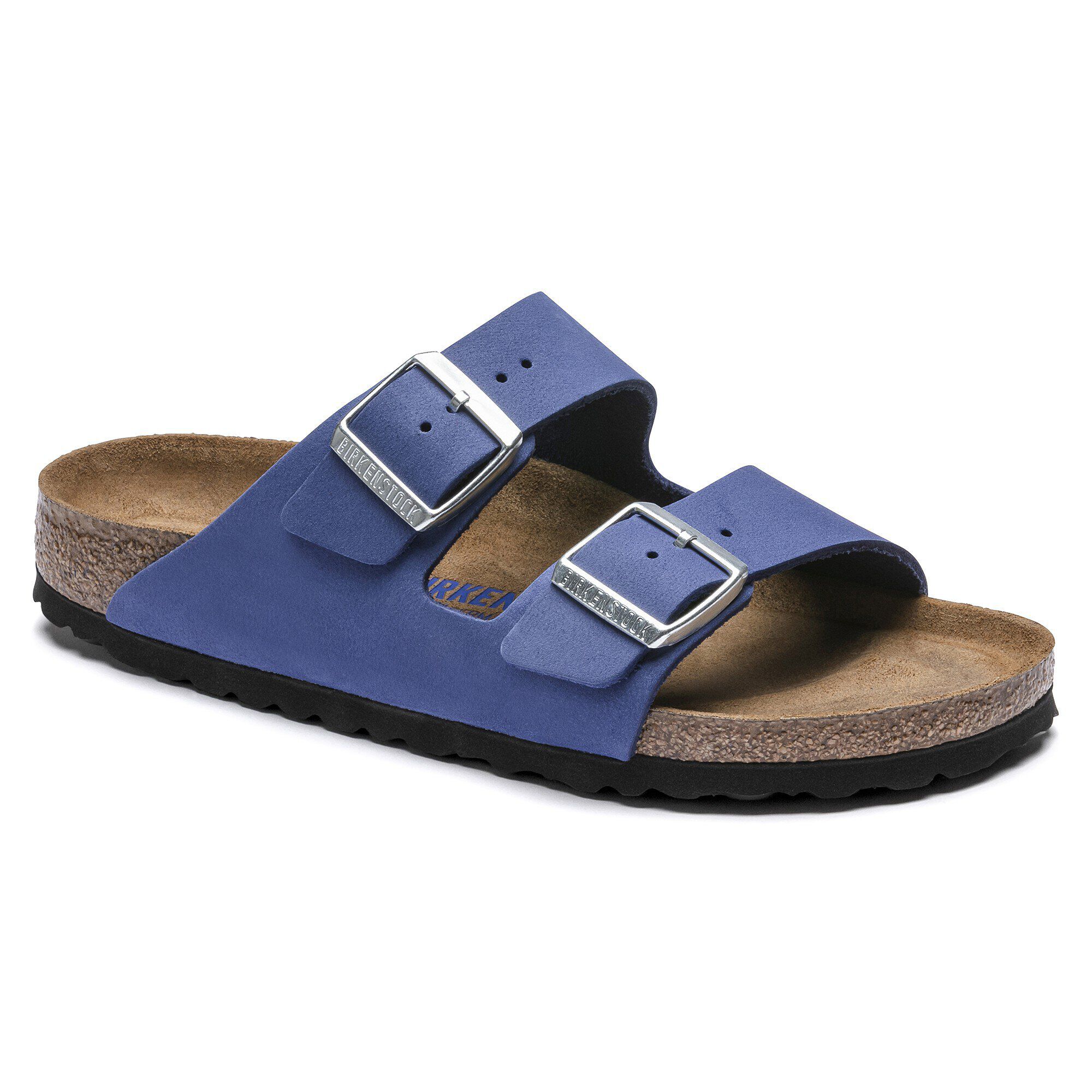 Arizona Soft Footbed Nubuck Leather Azure Blue