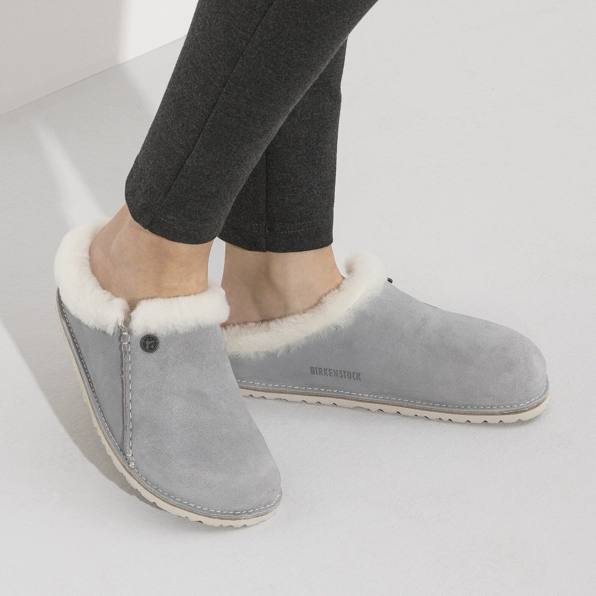 birkenstock zermatt shearling slippers