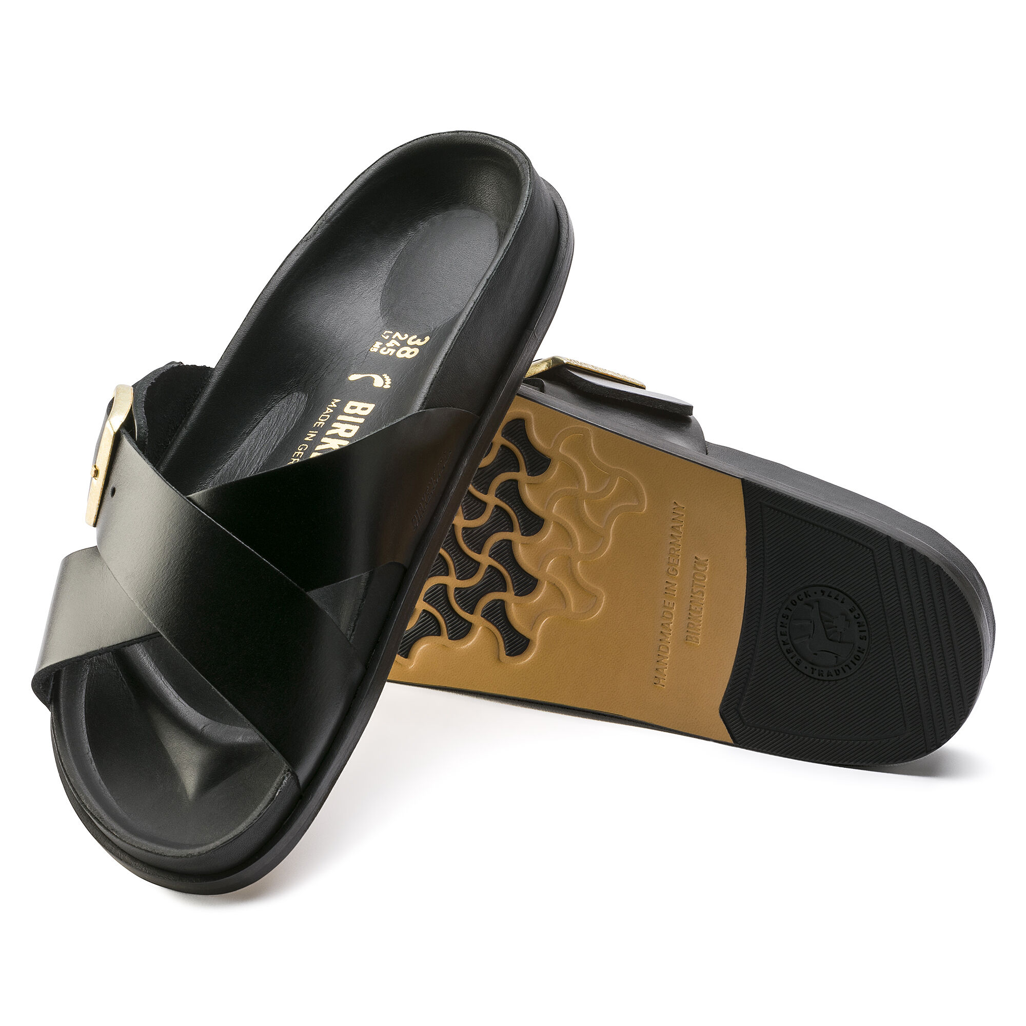 Birkenstock siena exquisite black clearance