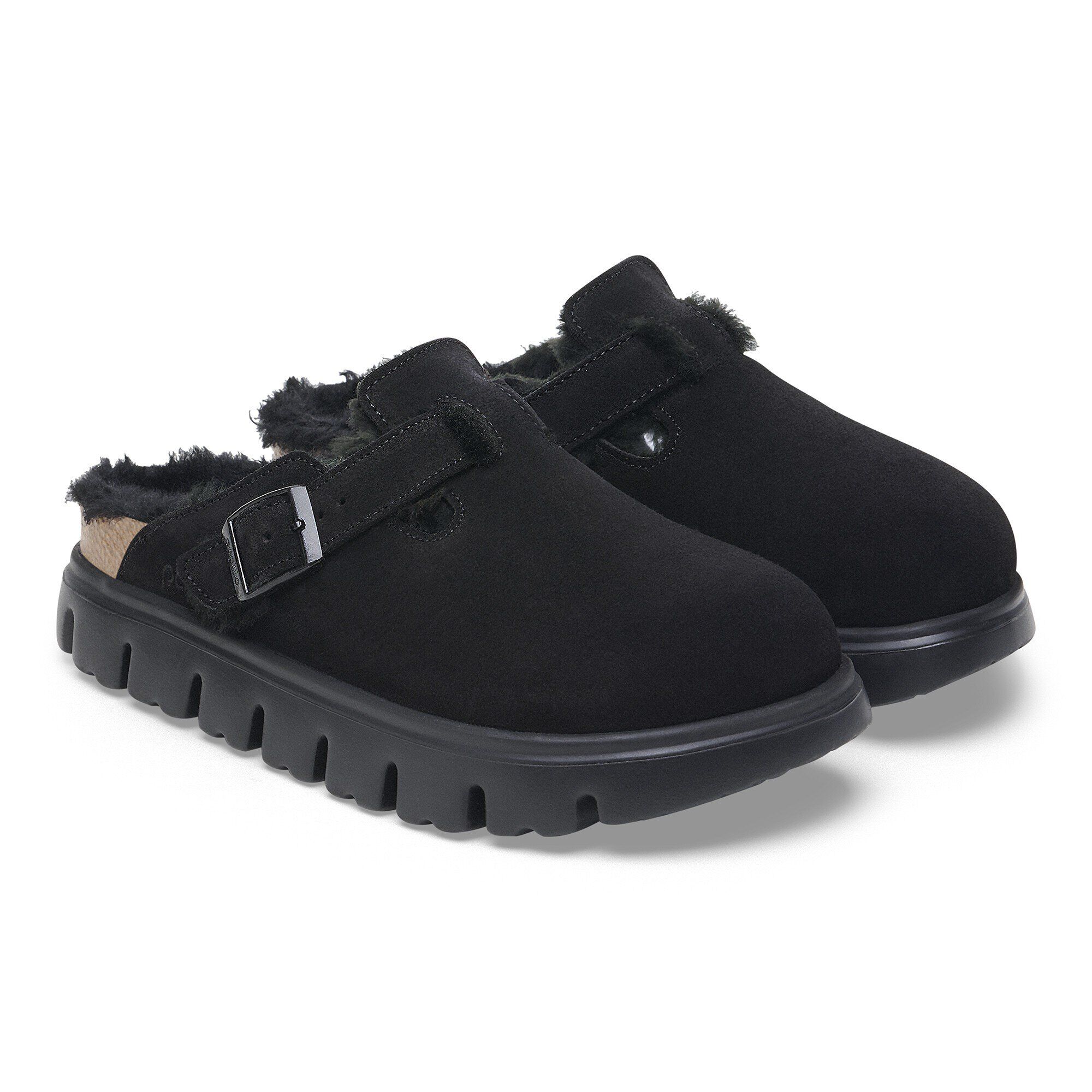 Boston PAP Chunky Shearling Suede Leather/Fur