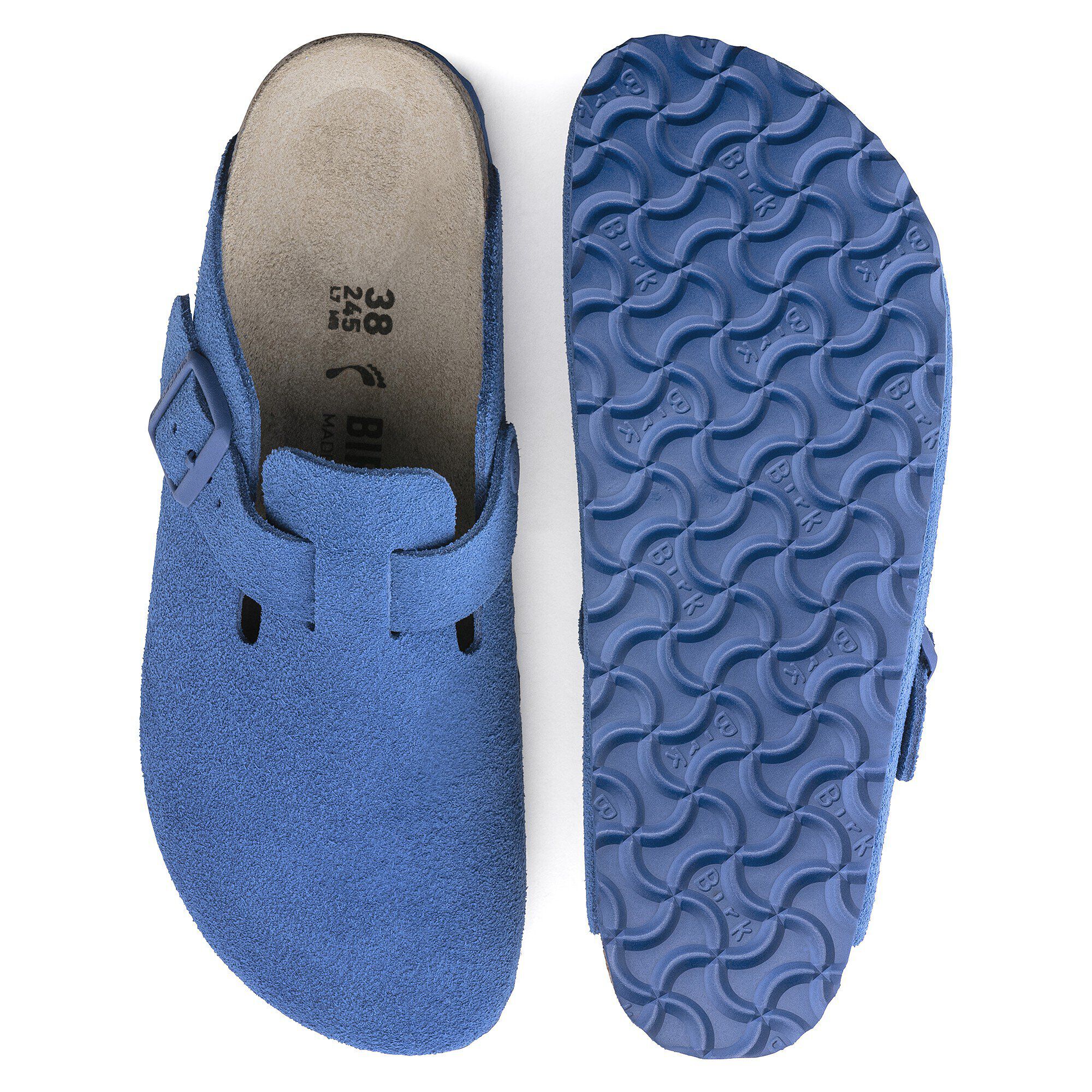 Birkenstock boston 2025 navy suede