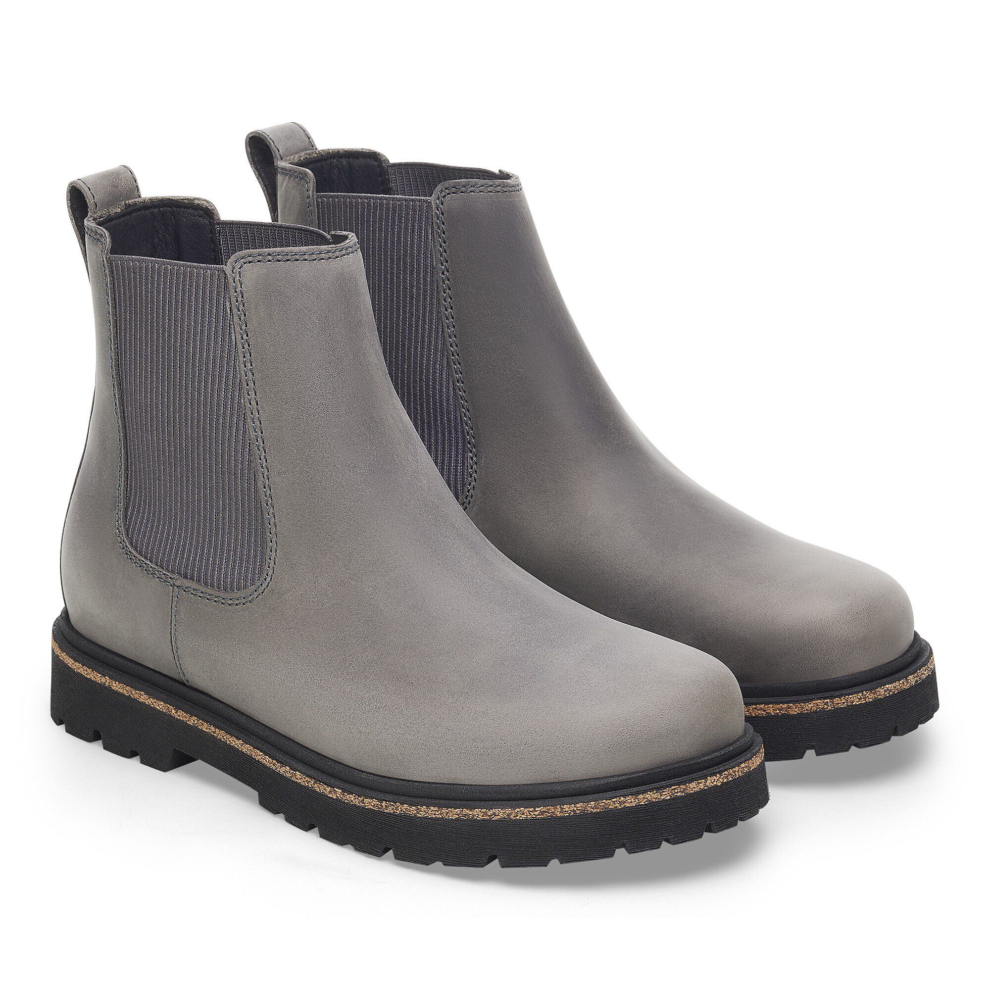 Highwood Slip On Mid Women Oiled Leather Graphite | BIRKENSTOCK