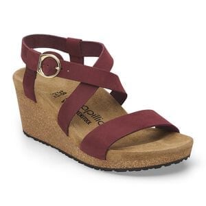 Sibyl Ring-Buckle Nubuk Leather