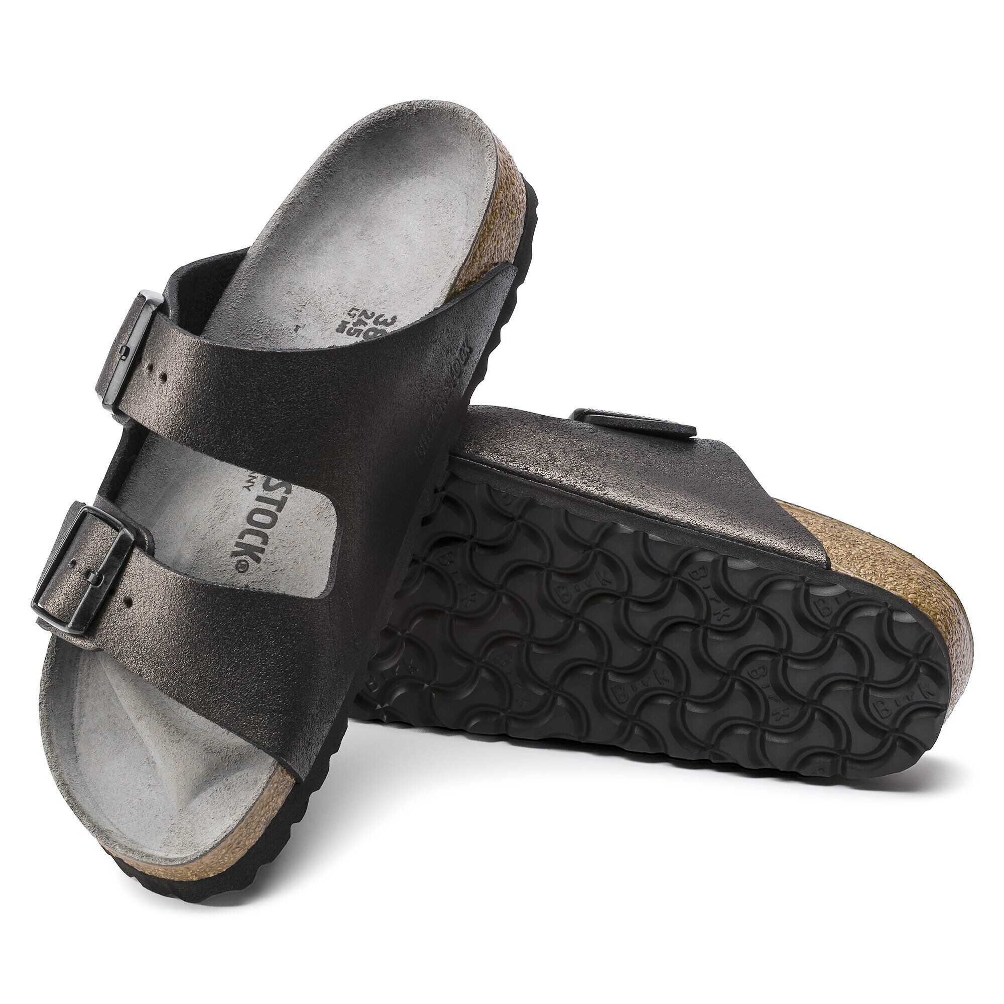 Birkenstock washed metallic clearance