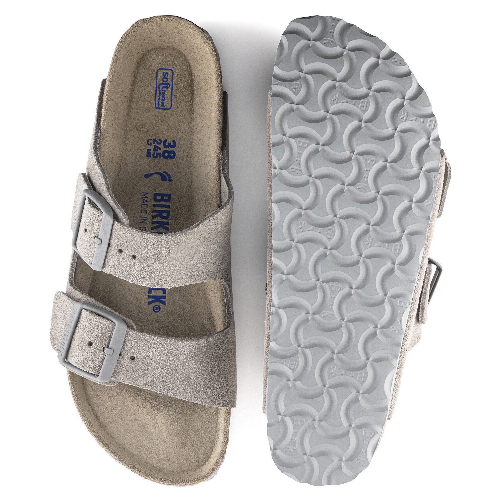 Birkenstock arizona hotsell stone suede