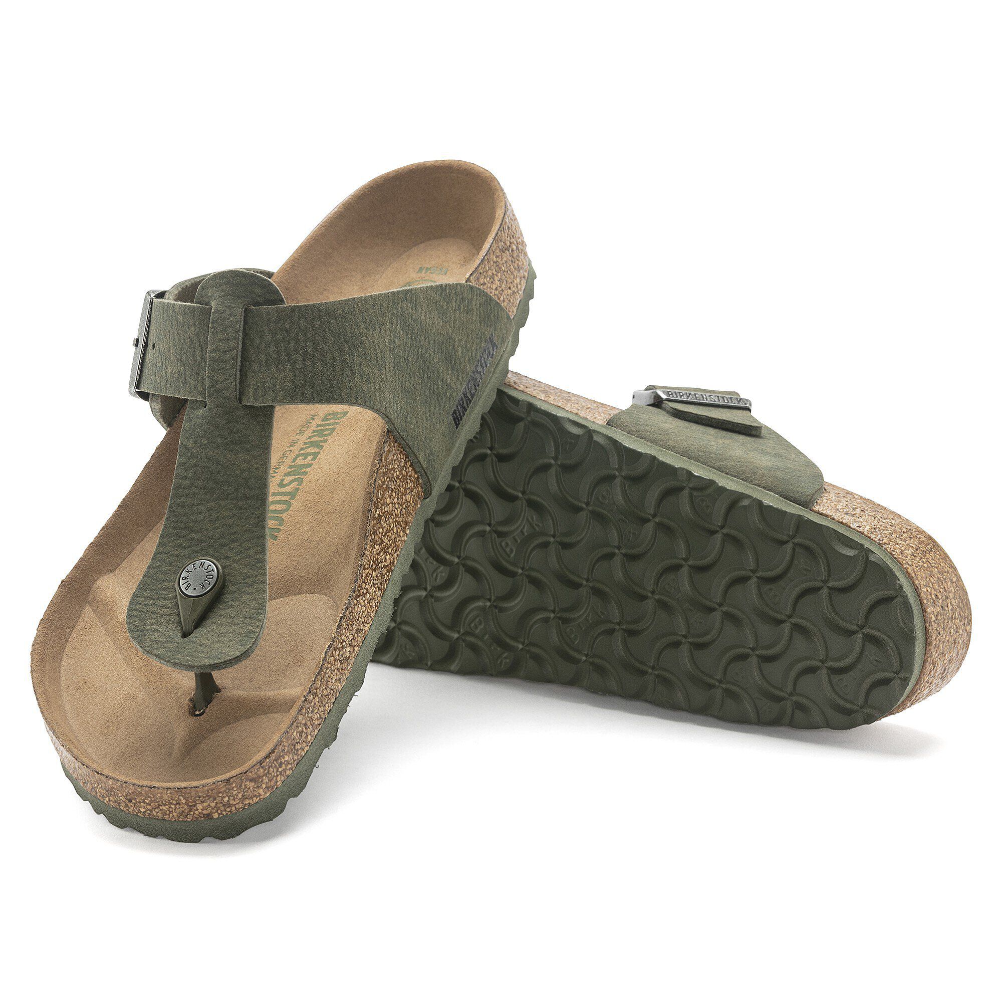 Birkenstock sale vegan olive