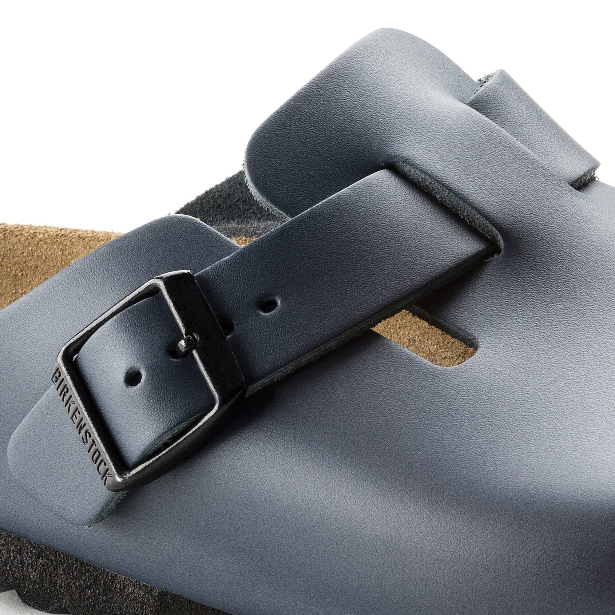 Birkenstock boston cheap blue leather