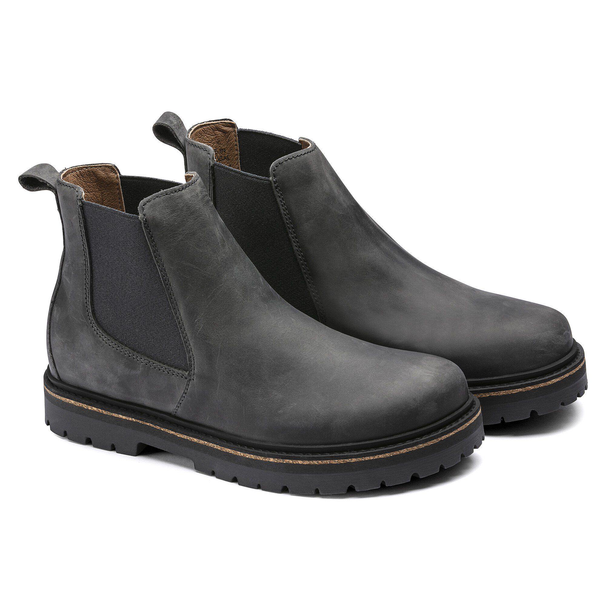 Stalon Nubuck Leather Graphite BIRKENSTOCK