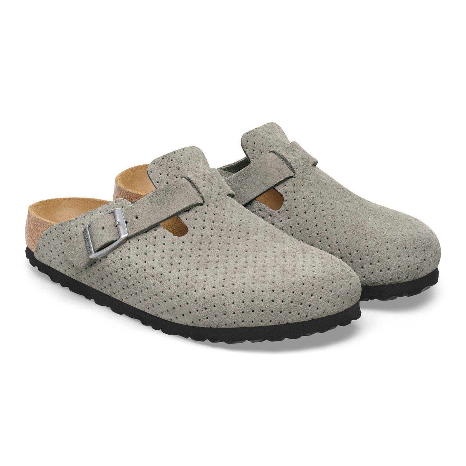 Amazon.com | Birkenstock Unisex Boston BS Suede Embossed