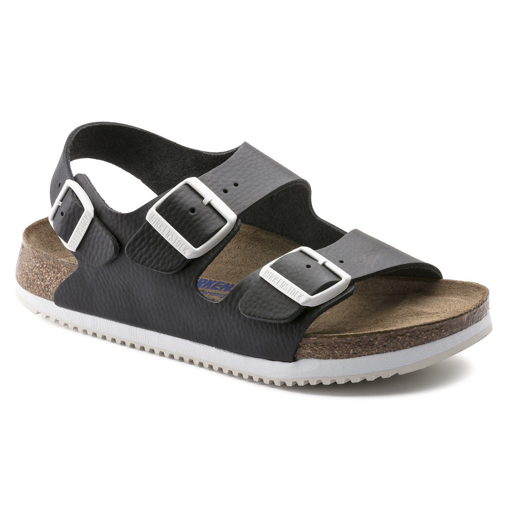 Milano Real Leather Soft footbed Black