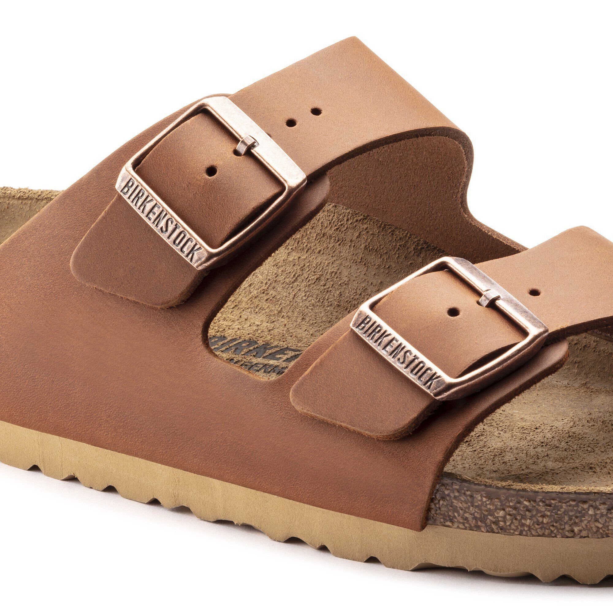 Birkenstock boston antique pull cognac shop