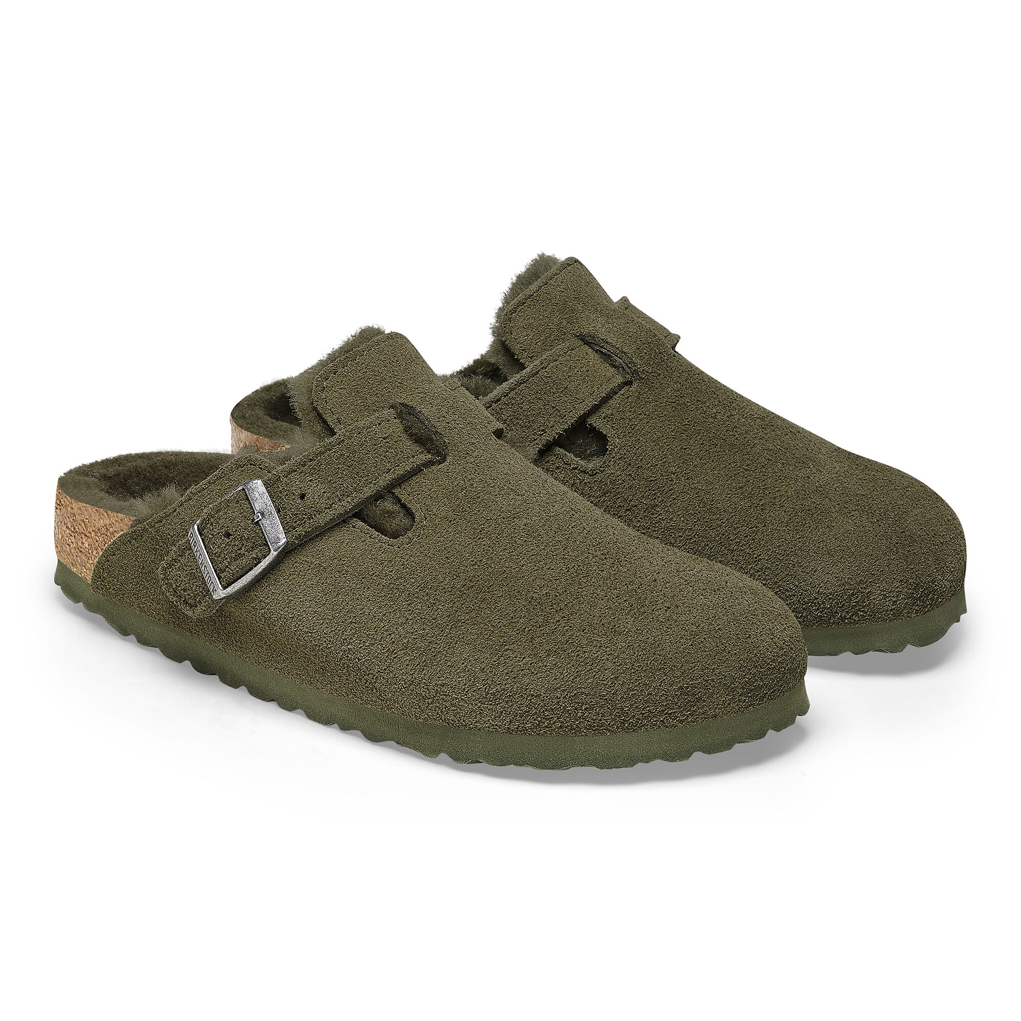 Green birkenstock clearance clogs