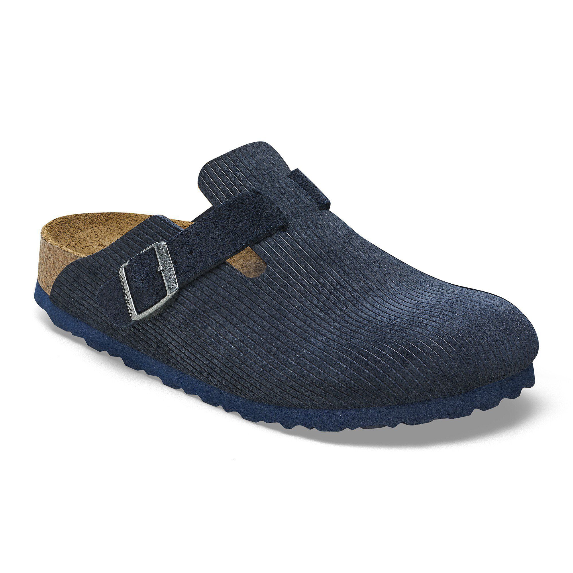 選ぶなら Boston Suede Embossed Corduroy Midnight | BIRKENSTOCK 靴