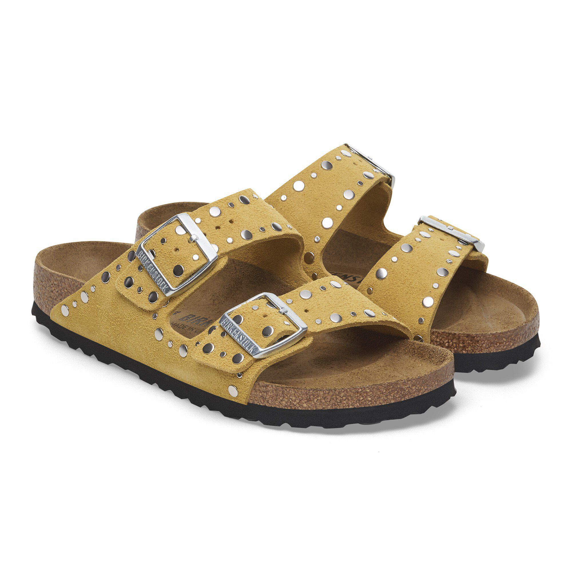 セール特価 Arizona Rivets Suede Leather Ochre | BIRKENSTOCK 靴