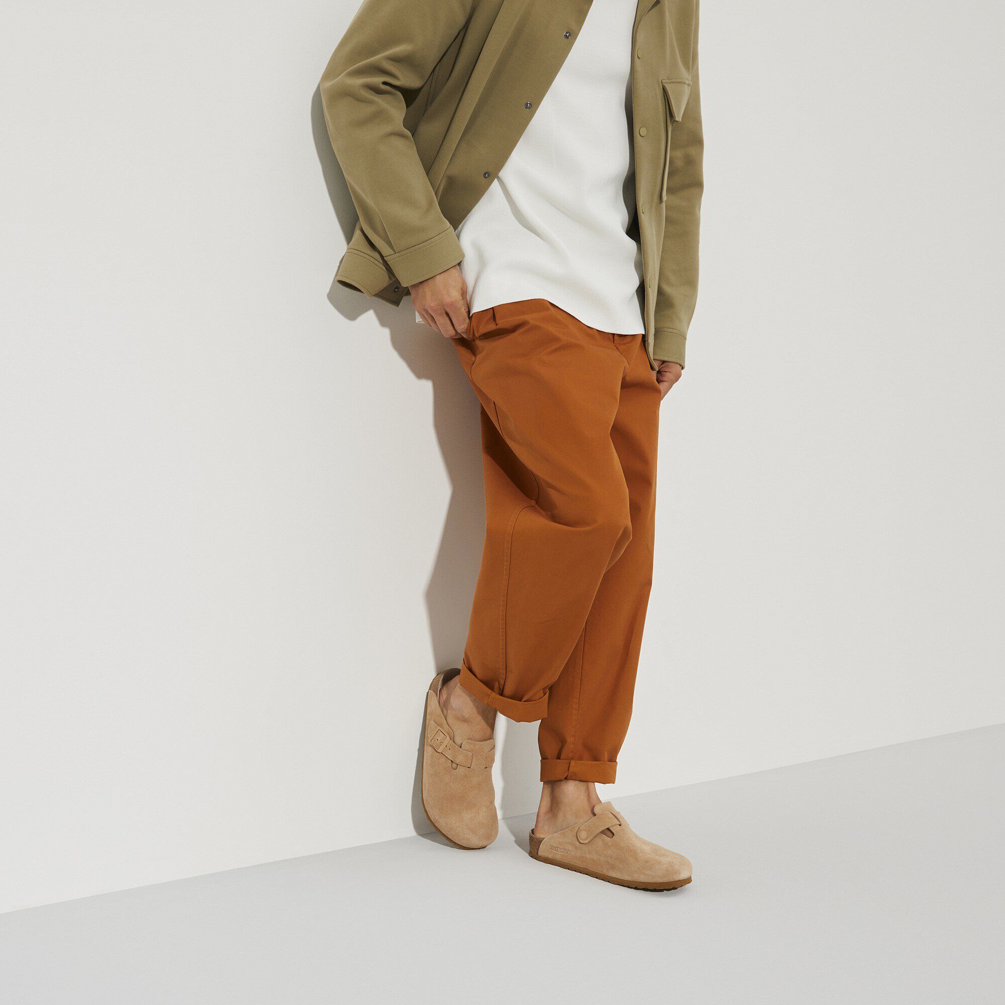   Close-up with a male model