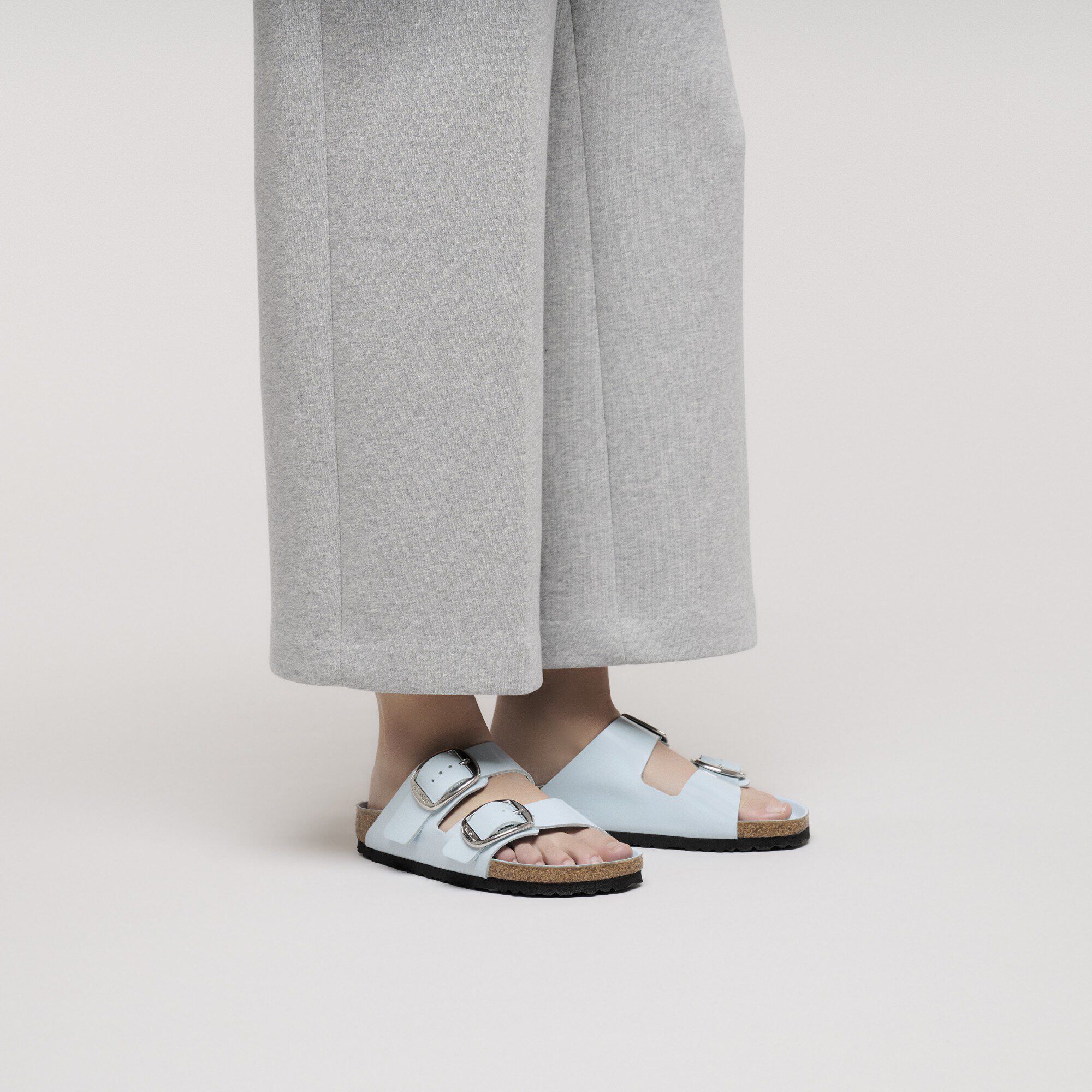 Arizona Big Buckle Natural Leather Patent