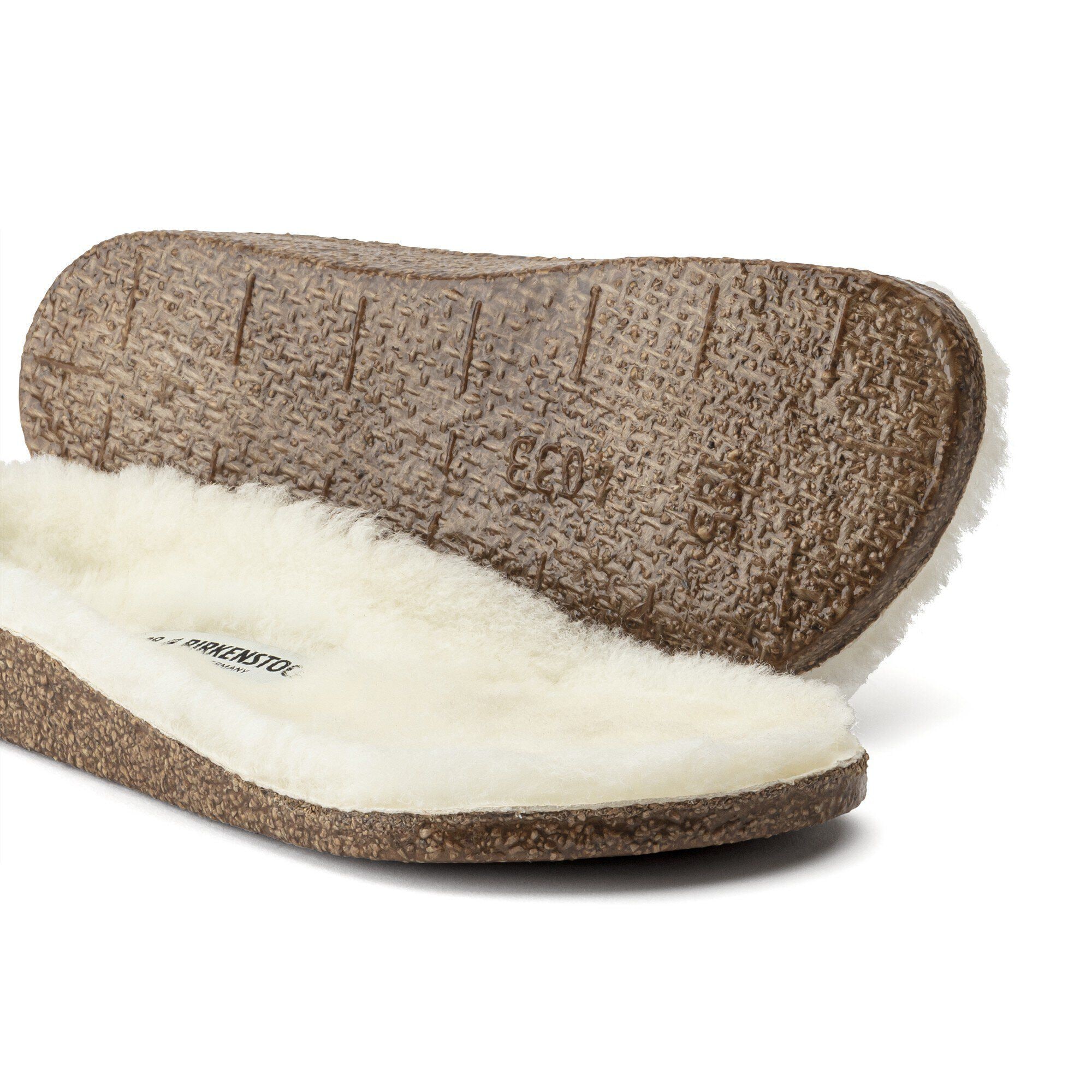 Kids Shearling Footbed Zermatt  Close-up view showing material detail