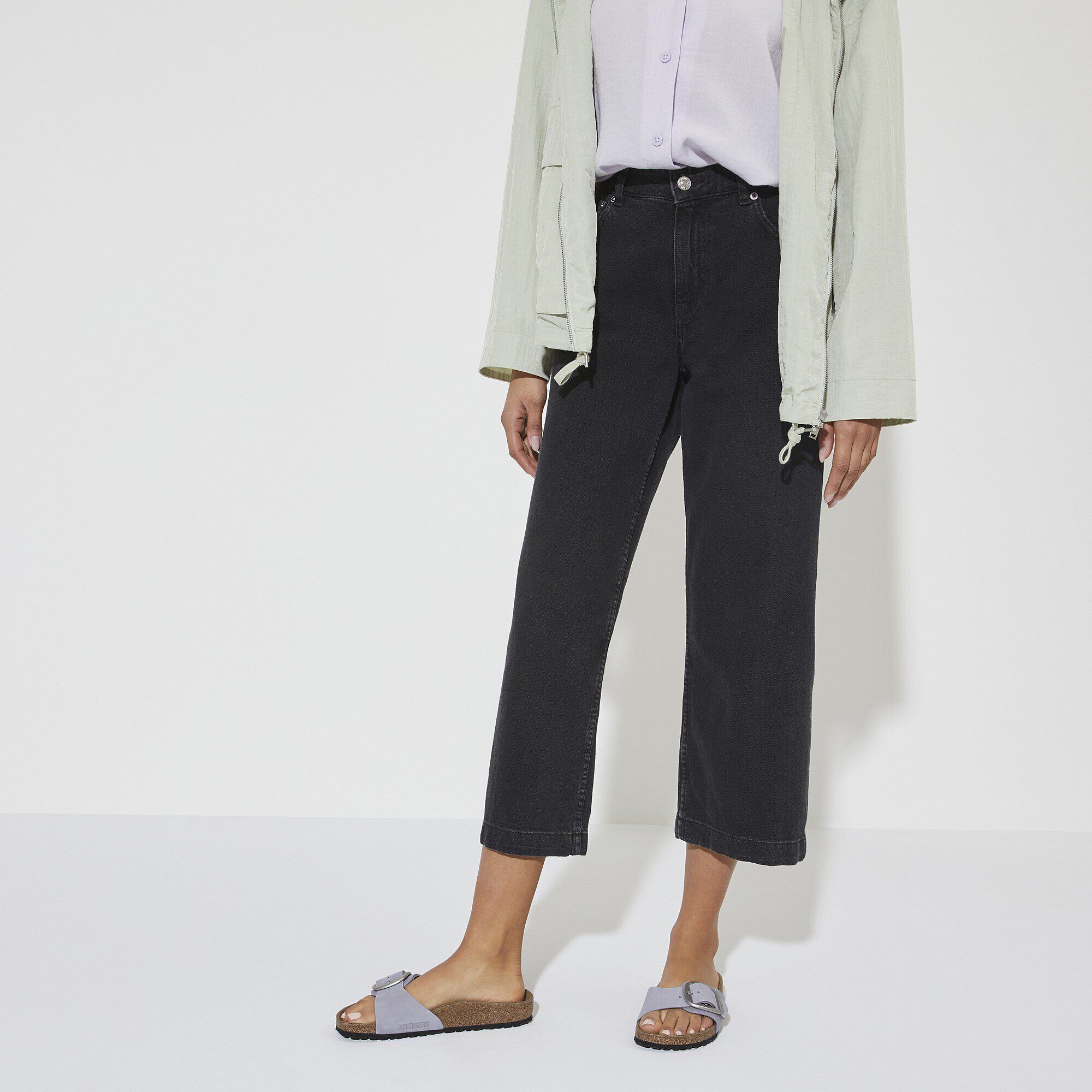 مدريد إبزيم كبير جلد النوبوك