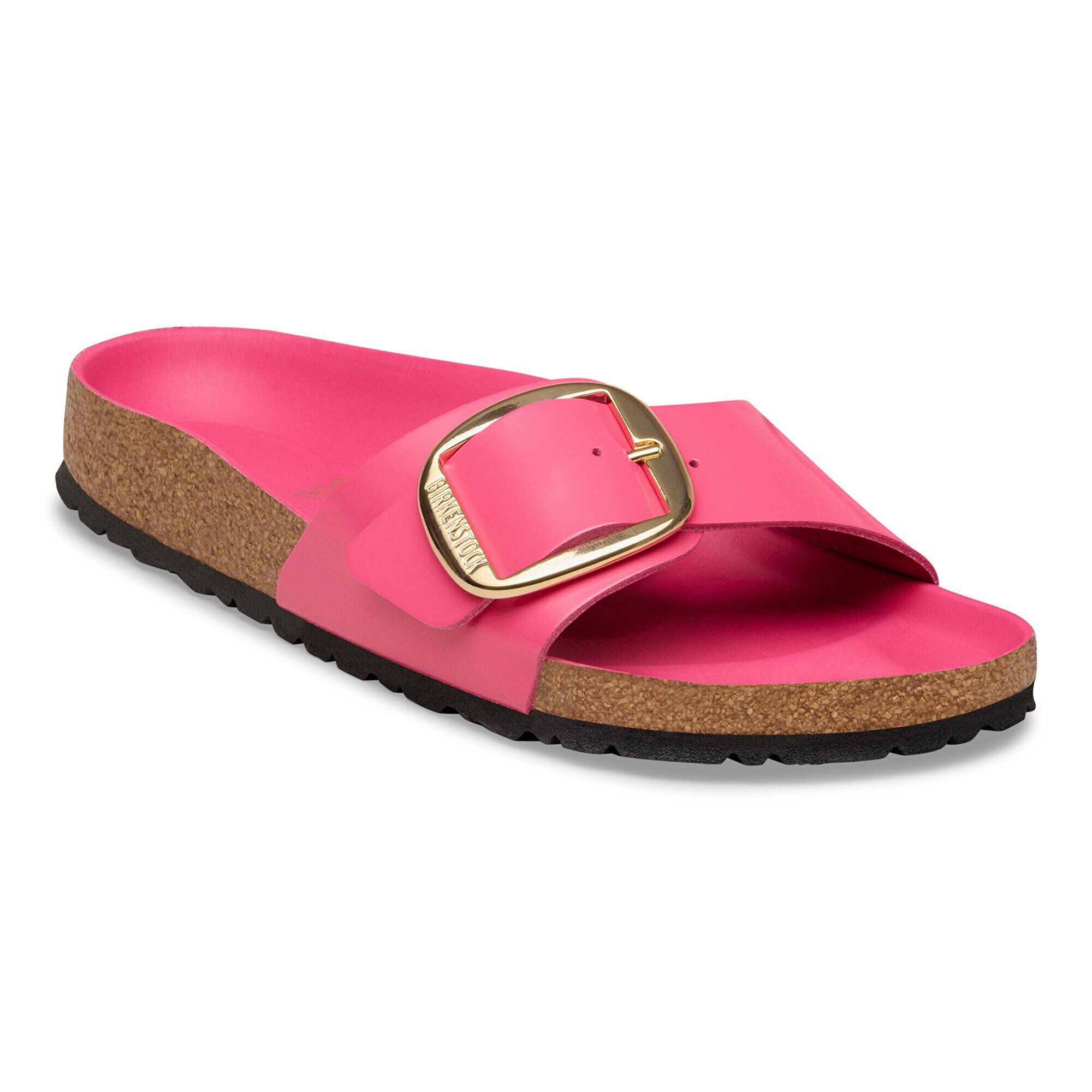 Madrid Big Buckle Natural Leather Patent - main image
