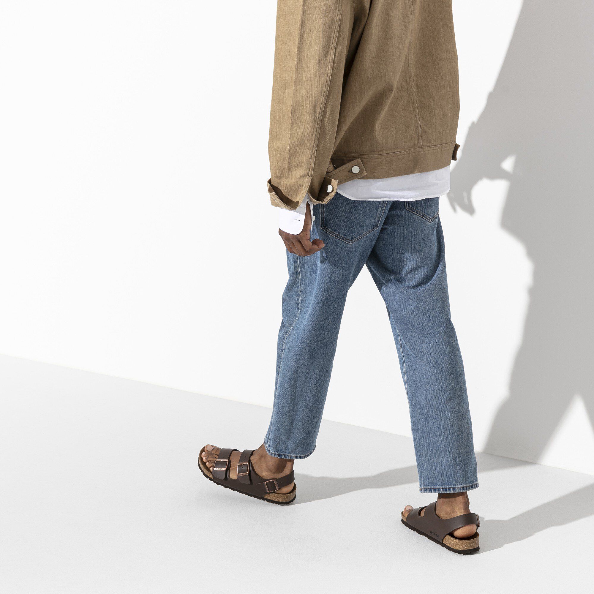   Close-up with a male model