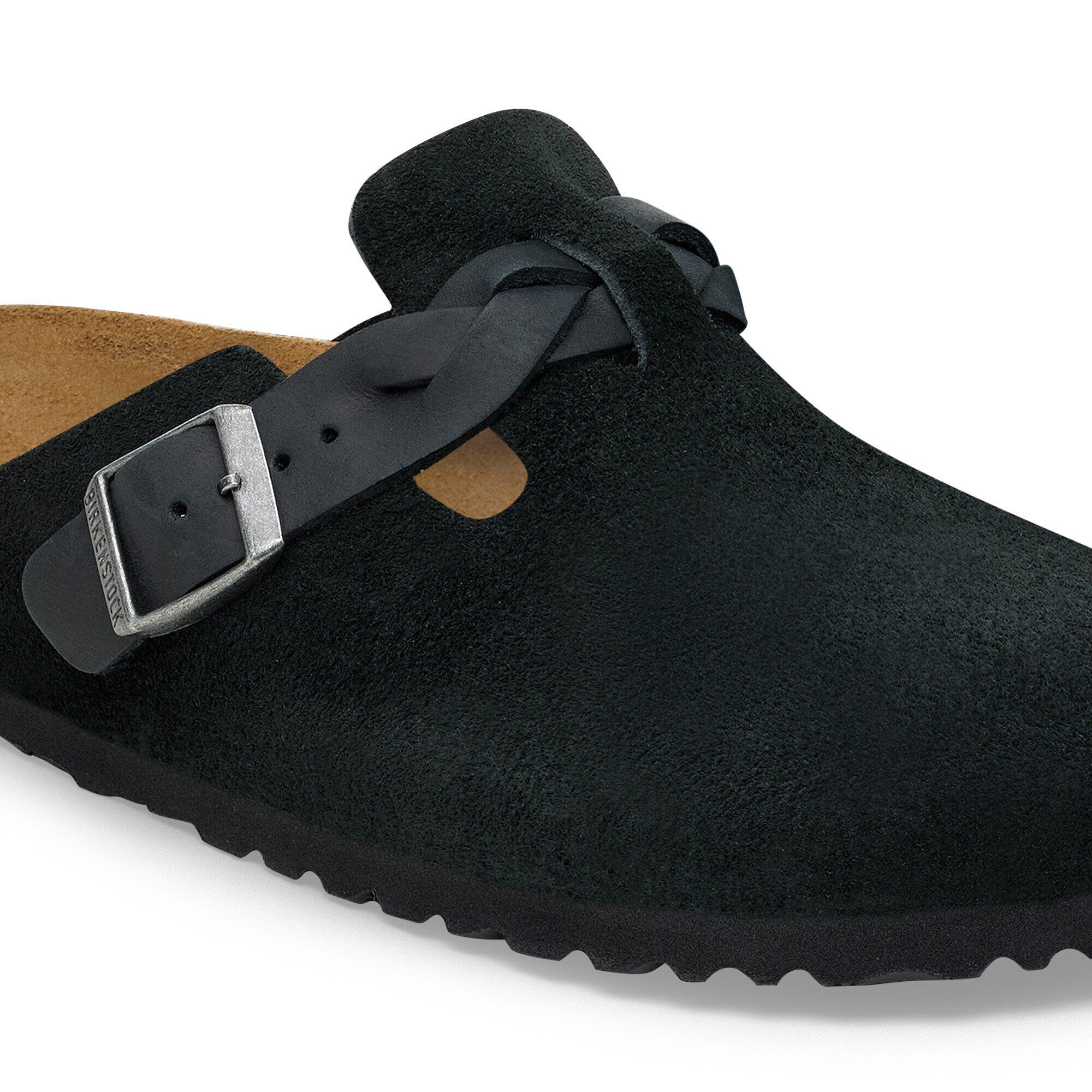 Boston Braided Suede Leather