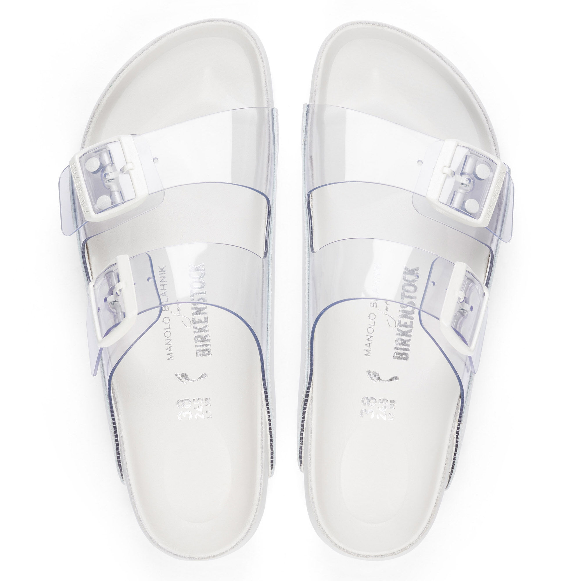 Manolo Blahnik Arizona PVC قماش صناعي - a top view