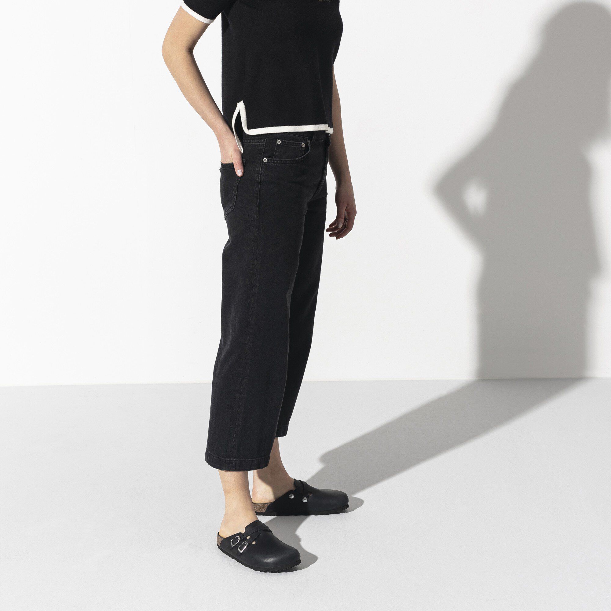 Blair Natural Leather Oiled with a female model