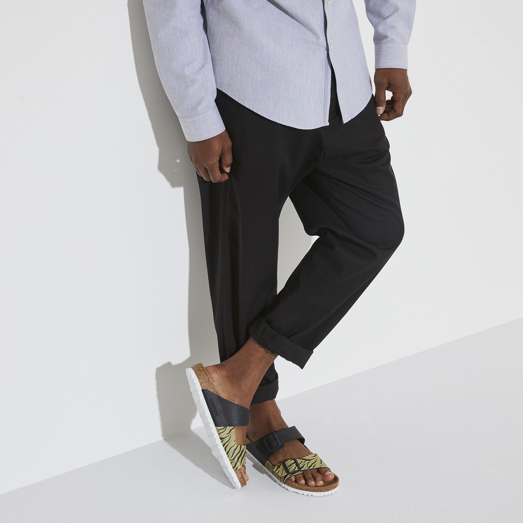   Close-up with a male model