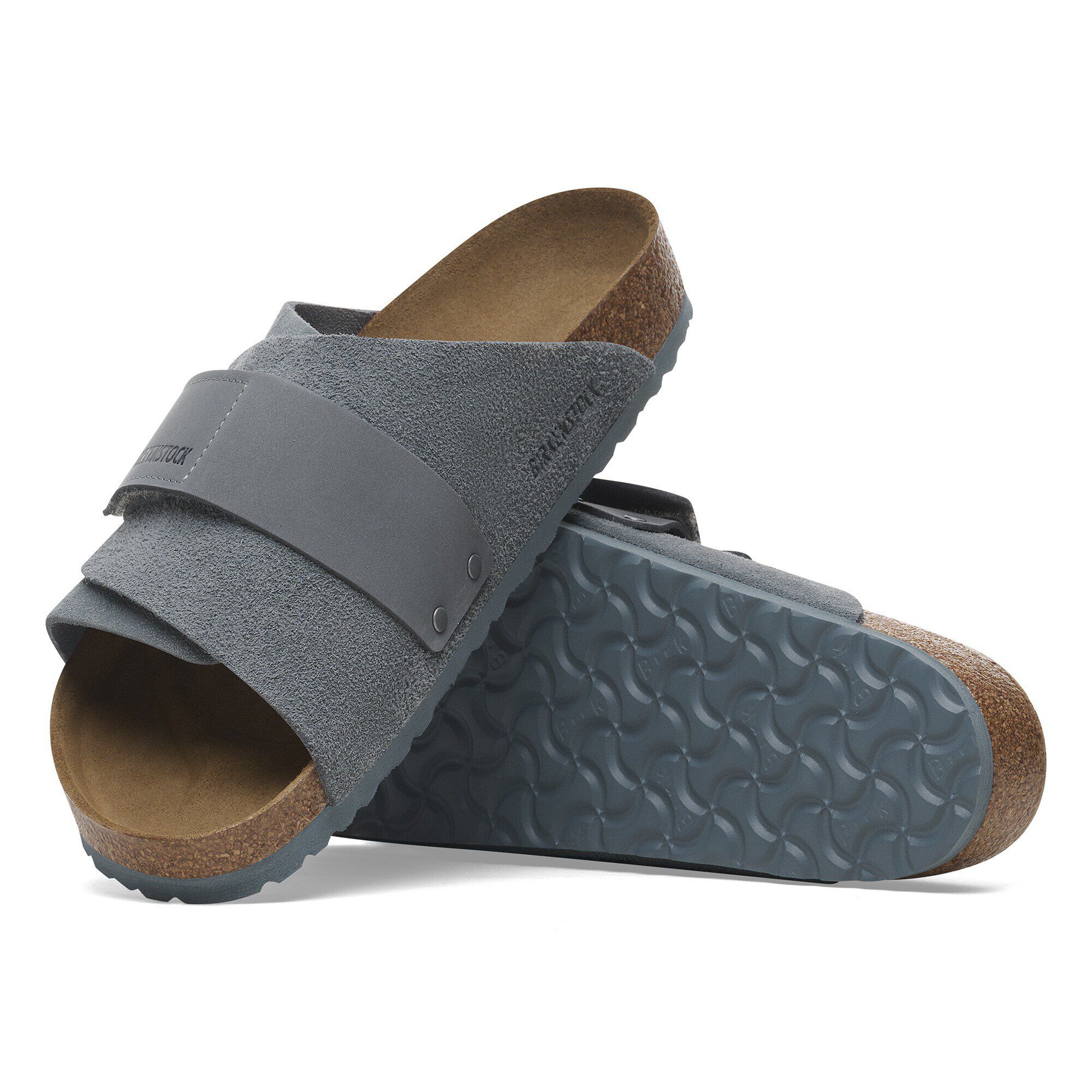 Kyoto Nubuck Leather/Suede in Basalt Gray | BIRKENSTOCK UAE