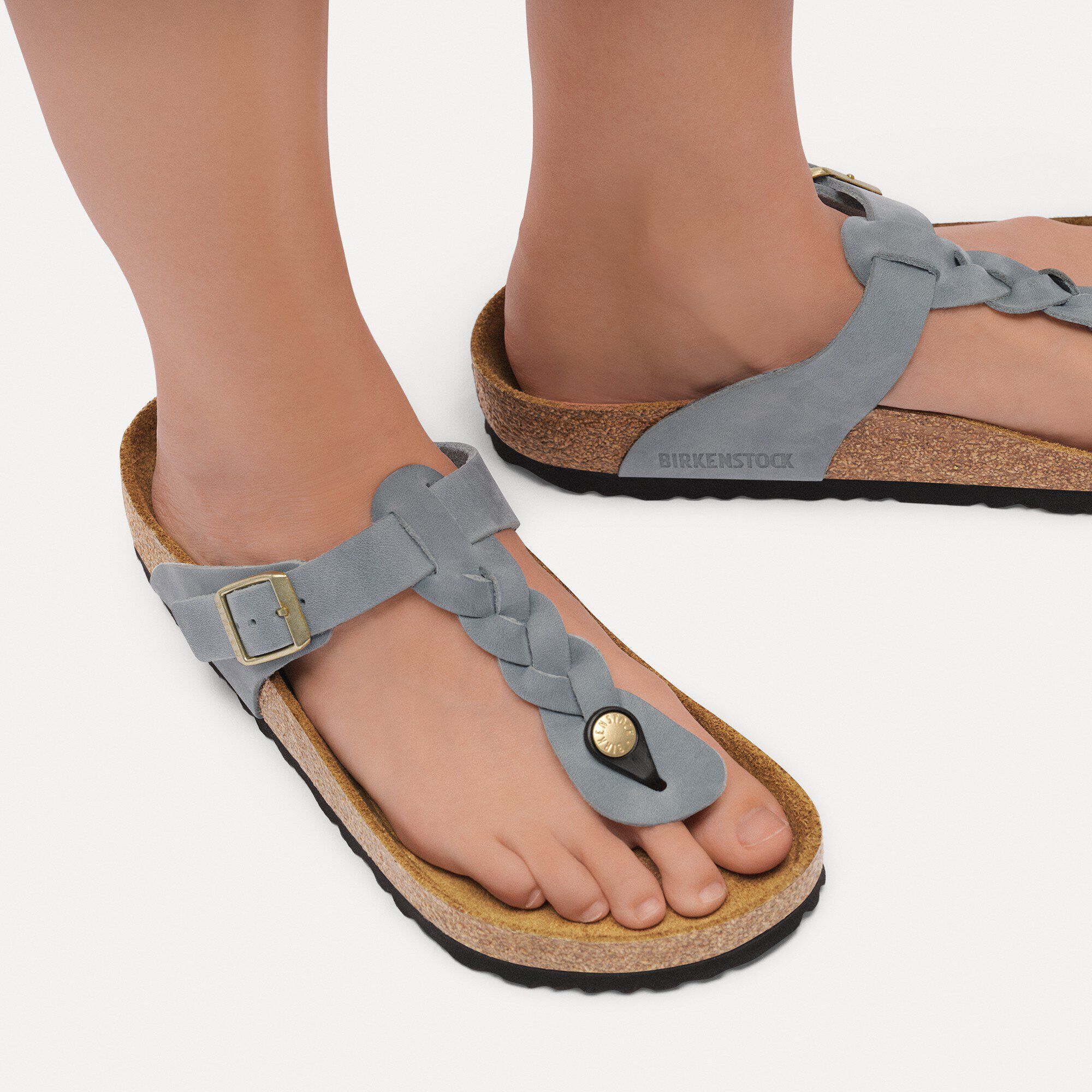 جيزة جلد معزز بالزيوت Close-up with a female model