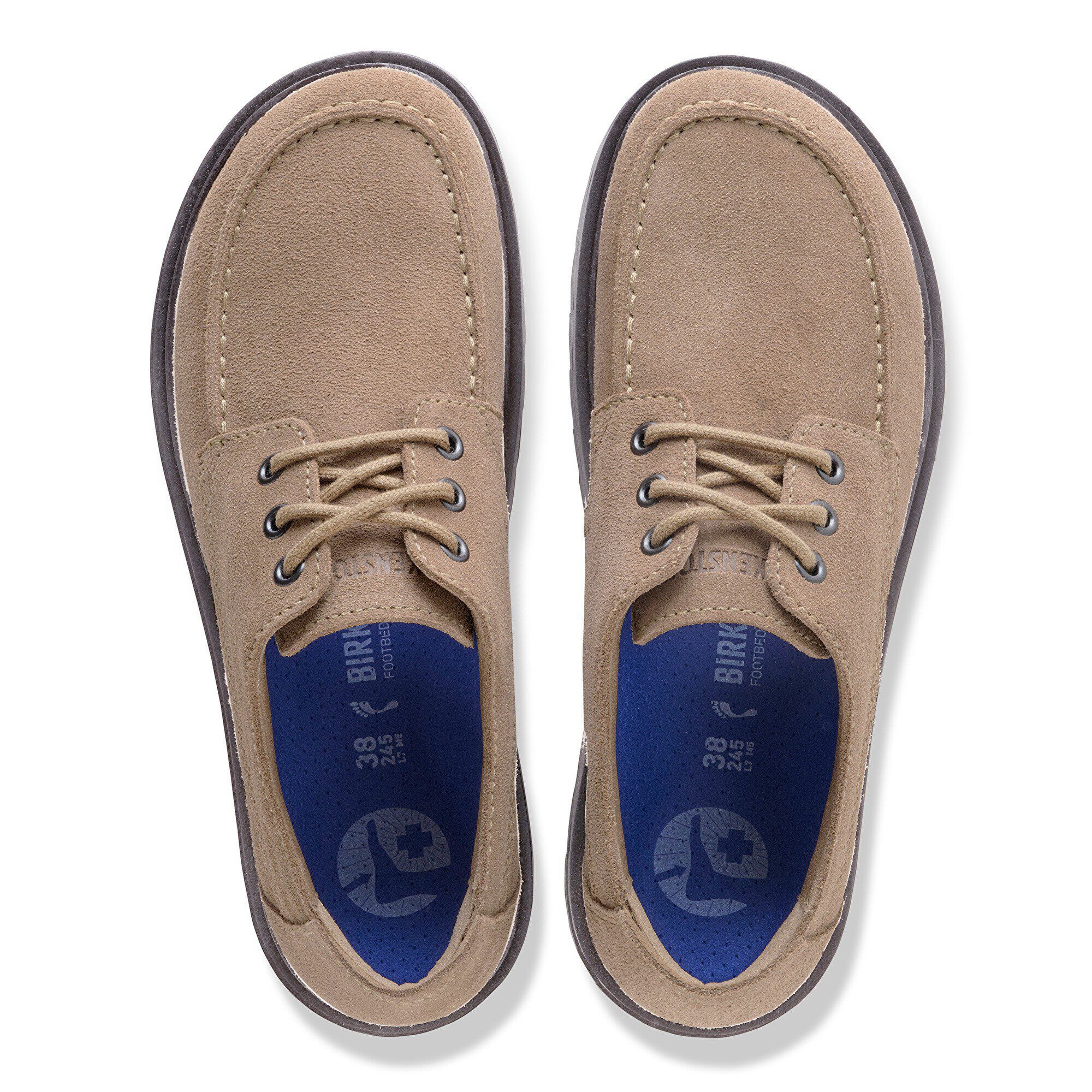 Highwood Moc Lace Low Suede Leather - a top view