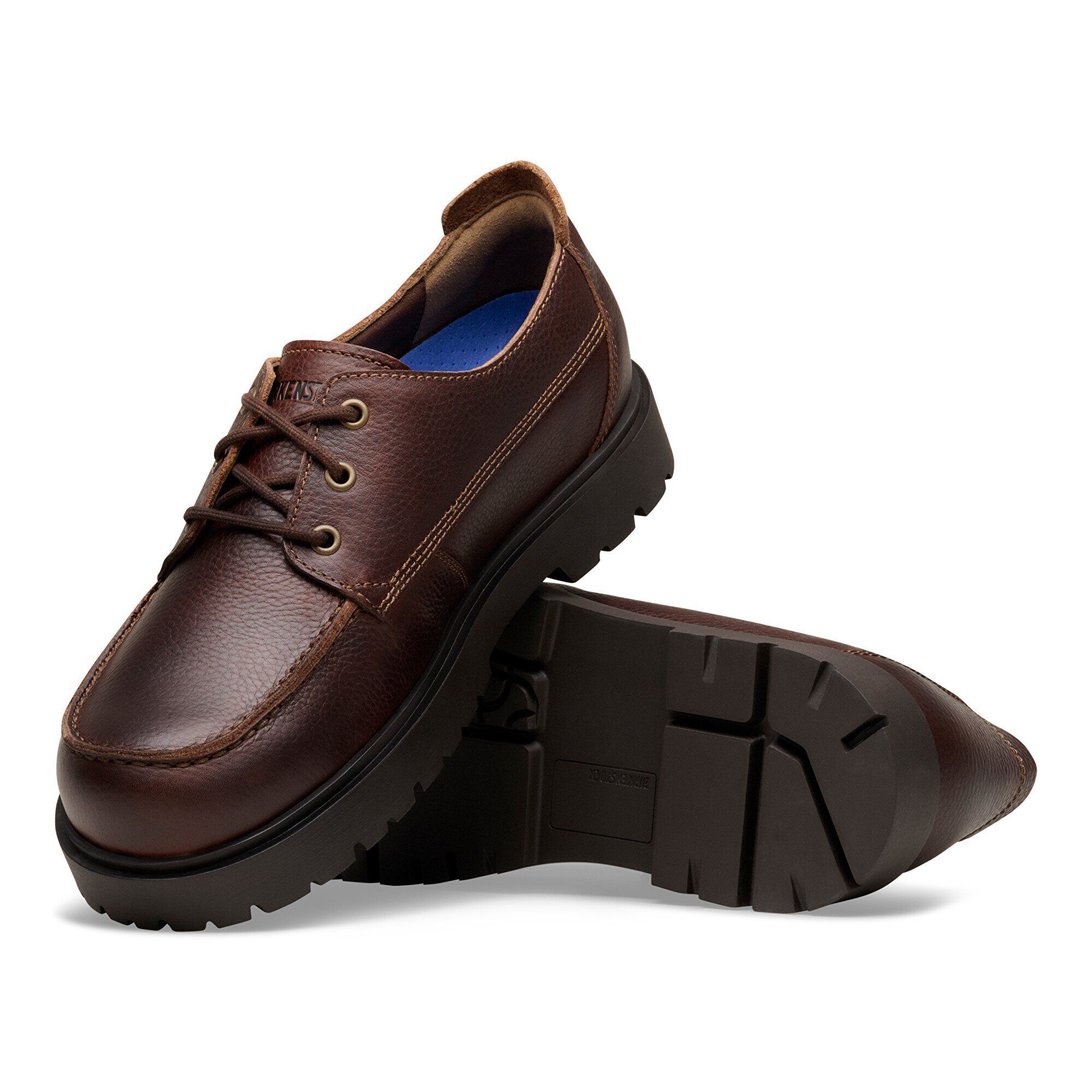 Highwood Moc Lace Low Natural Leather with outer sole details