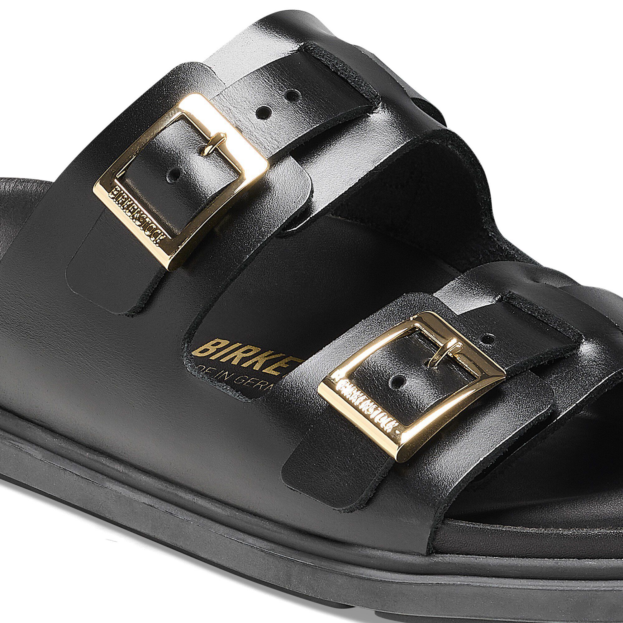 St Barths Natural Leather in Color Black | BIRKENSTOCK Germany